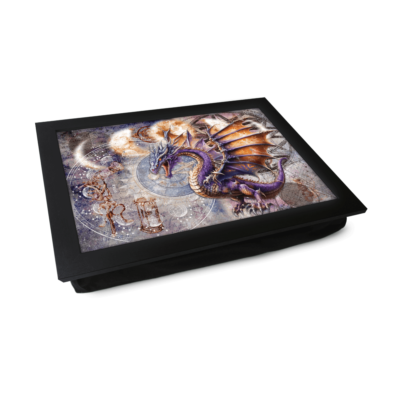 Astrological Dragon Lap Tray - L1201 - Cushioned Lap Trays by Yoosh