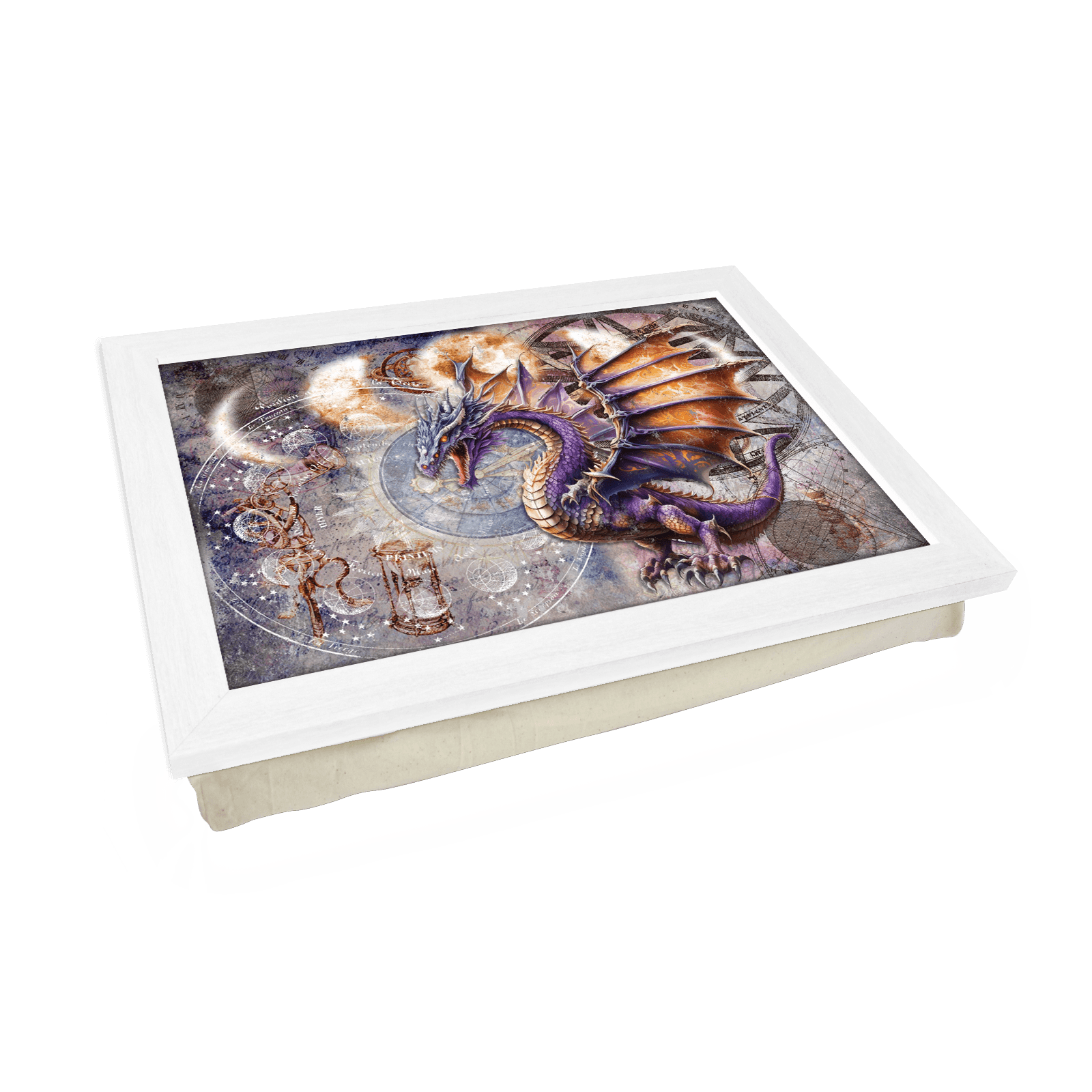 Astrological Dragon Lap Tray - L1201 - Cushioned Lap Trays by Yoosh