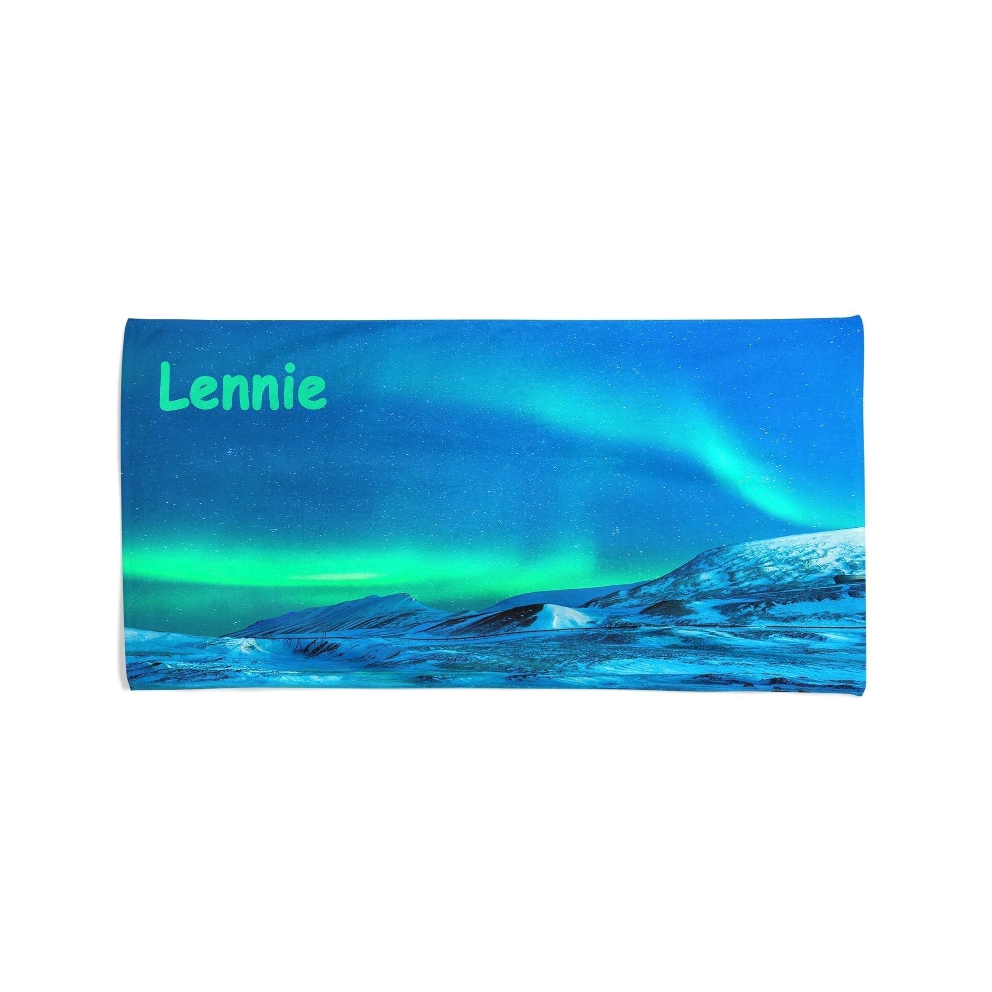 Aurora Borealis - Beach Towel Cushioned Lap Trays by Yoosh