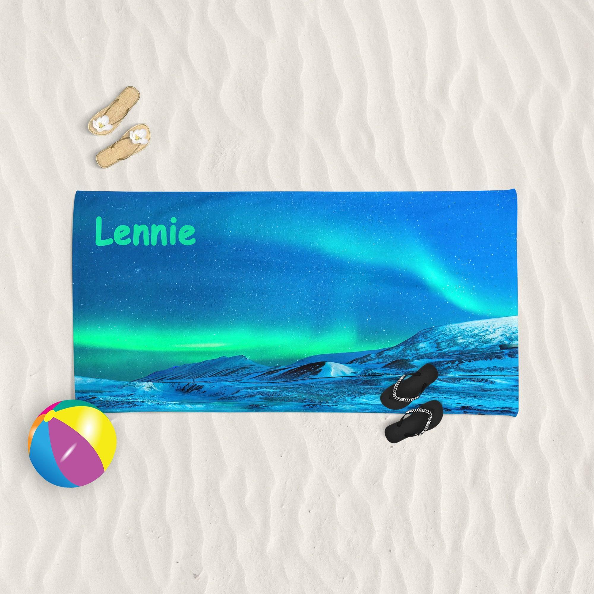 Aurora Borealis - Beach Towel Cushioned Lap Trays by Yoosh