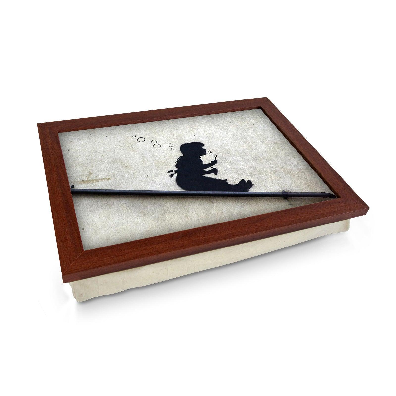 Banksy Bubble Girl Lap Tray - L0469 Personalised Lap Trays