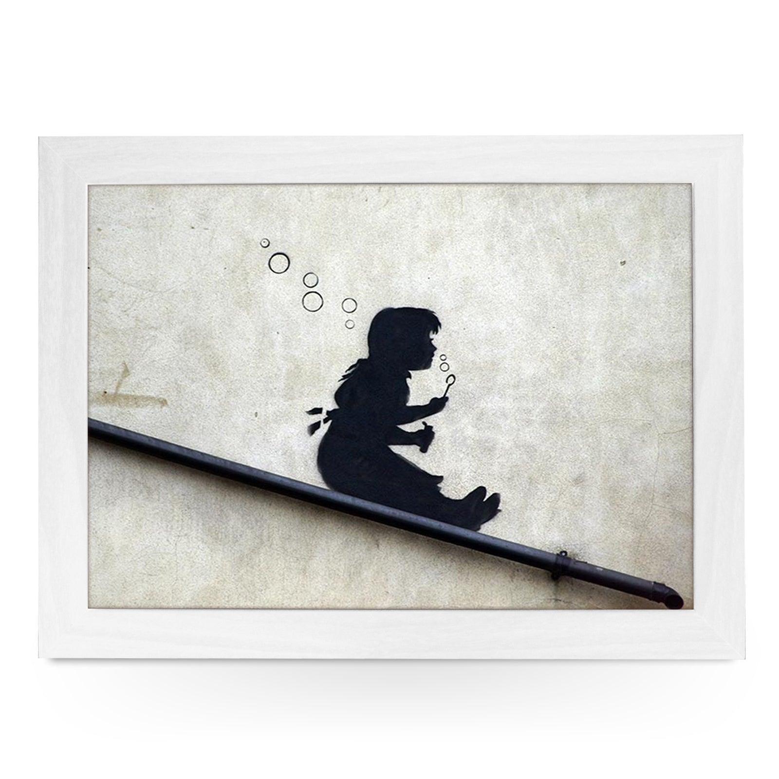 Banksy Bubble Girl Lap Tray - L0469 Personalised Lap Trays