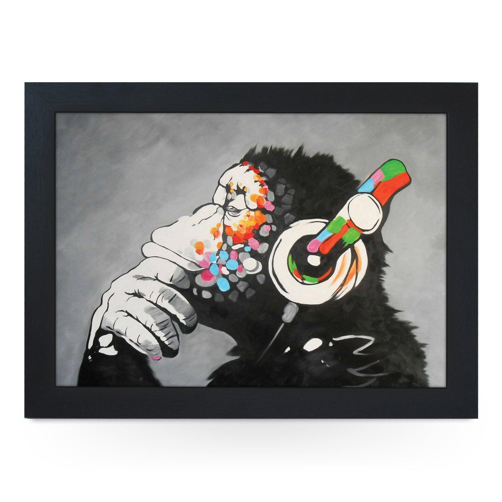 Banksy DJ Monkey Lap Tray - L466 Personalised Lap Trays