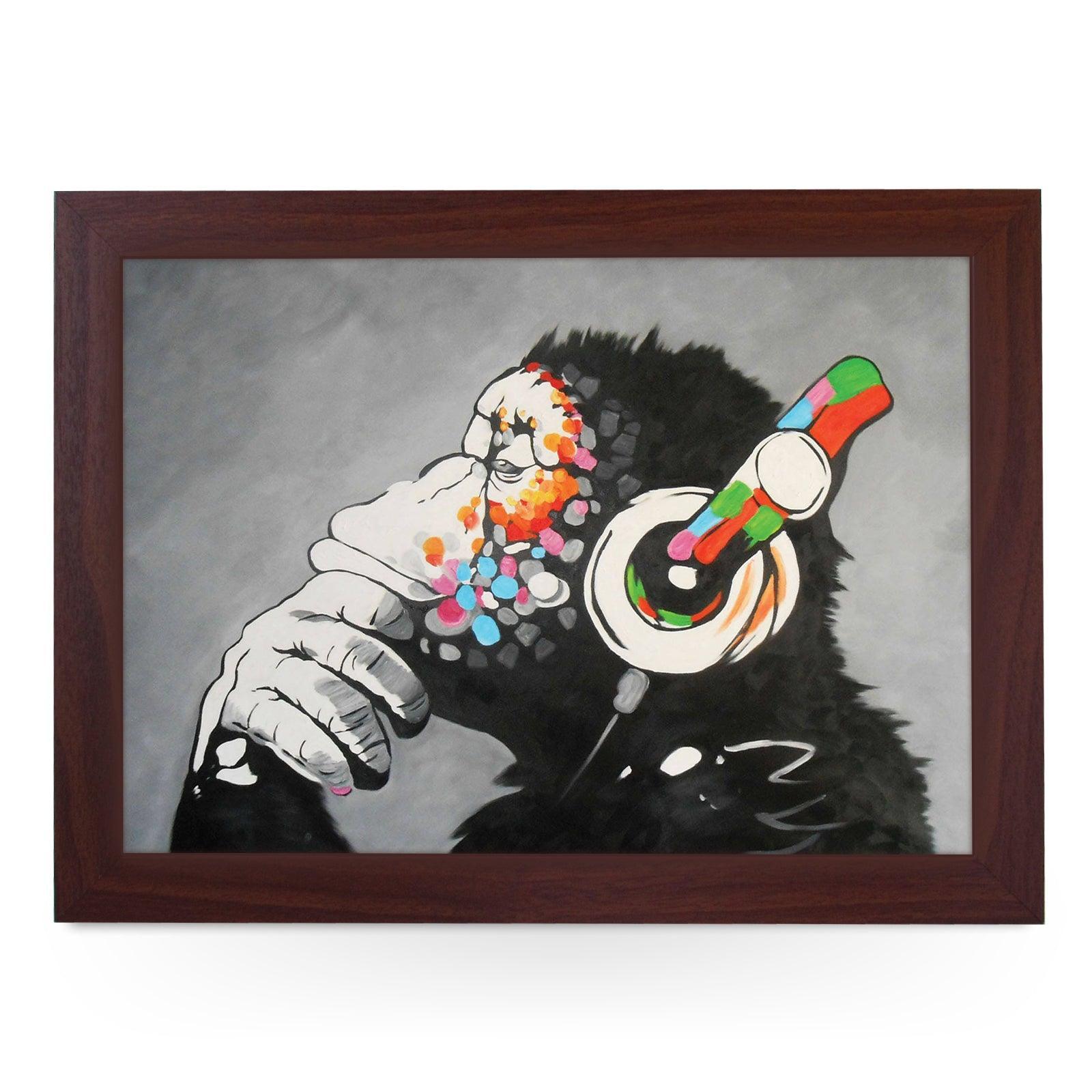 Banksy DJ Monkey Lap Tray - L466 Personalised Lap Trays
