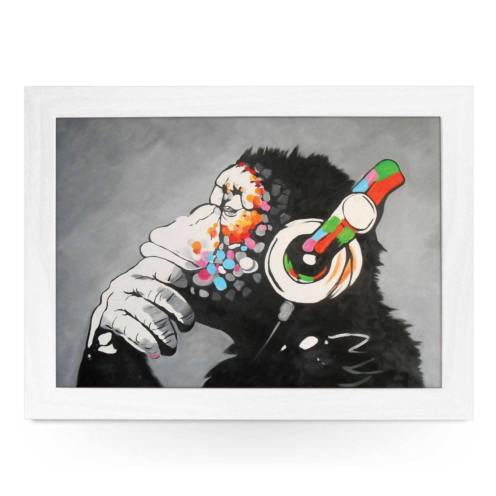 Banksy DJ Monkey Lap Tray - L466 Personalised Lap Trays