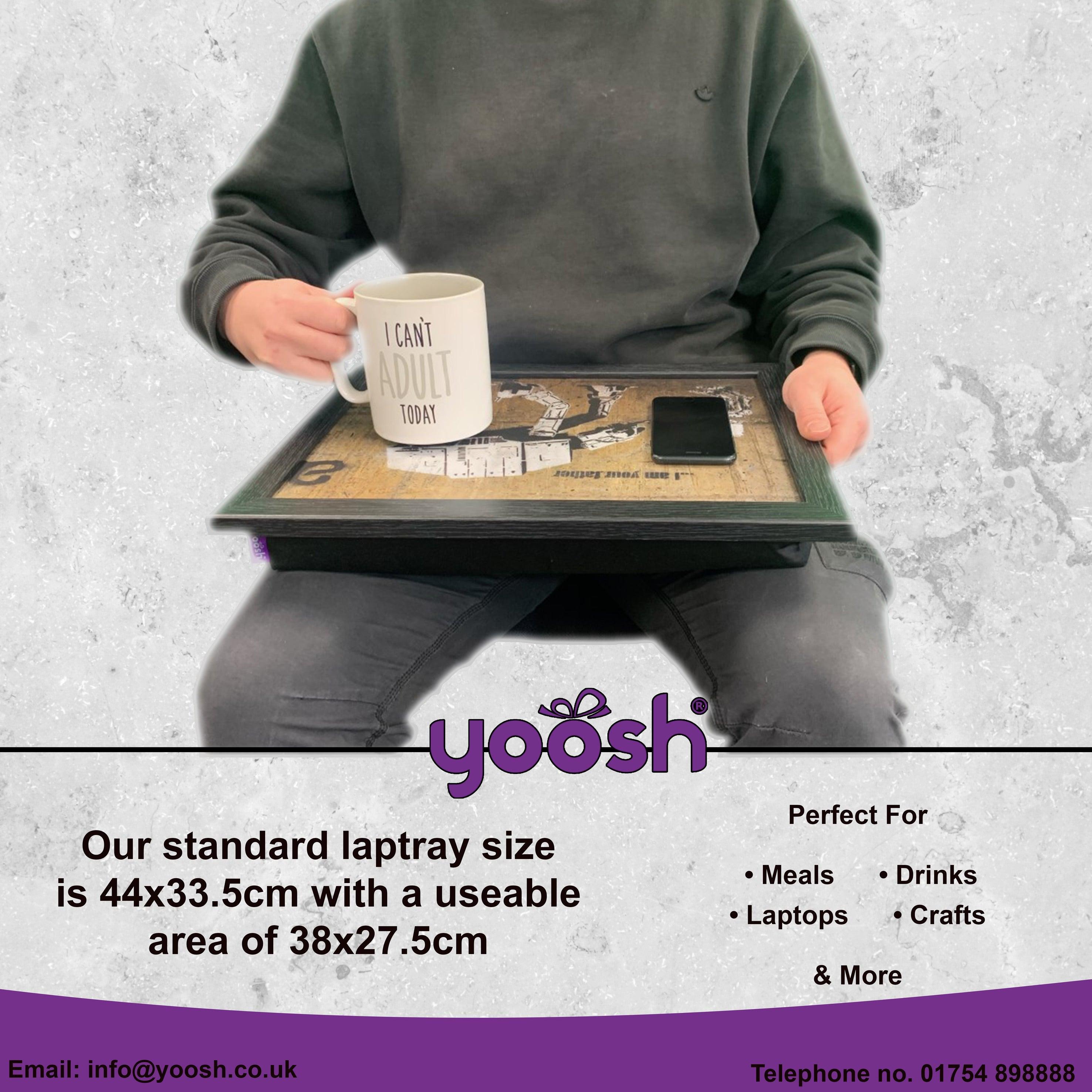 Banksy I Am Your Father Lap Tray - L0472 - Cushioned Lap Trays by Yoosh