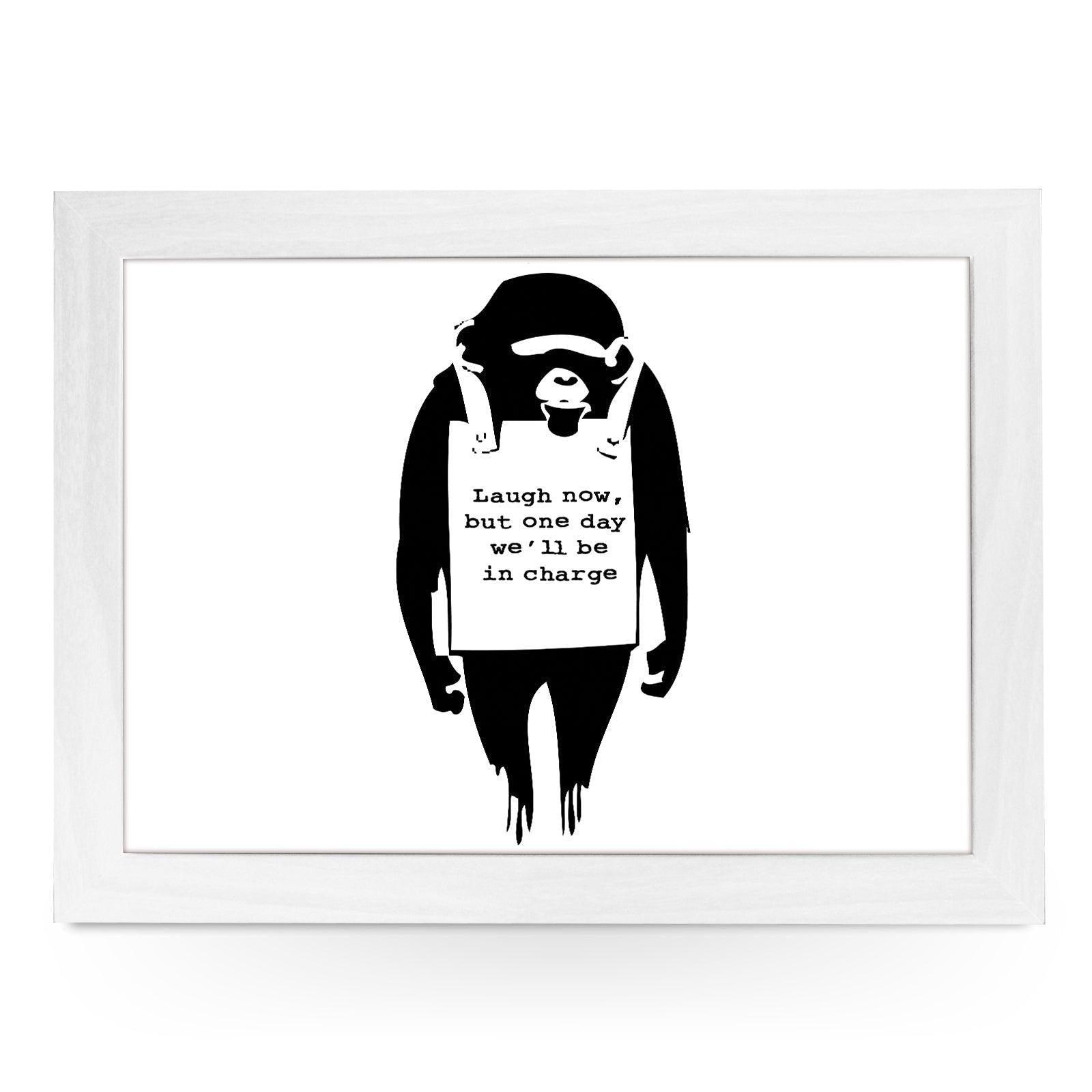 Banksy Monkey Lap Tray - L0016 Personalised Lap Trays