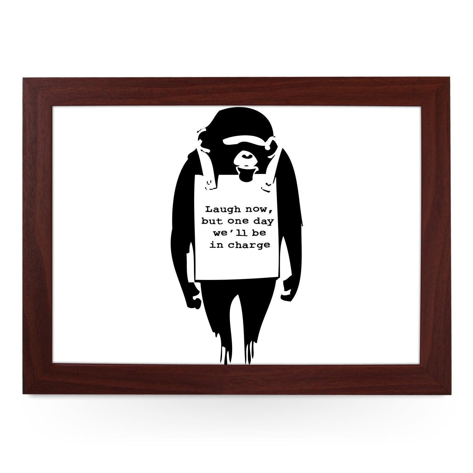 Banksy Monkey Lap Tray - L0016 Personalised Lap Trays