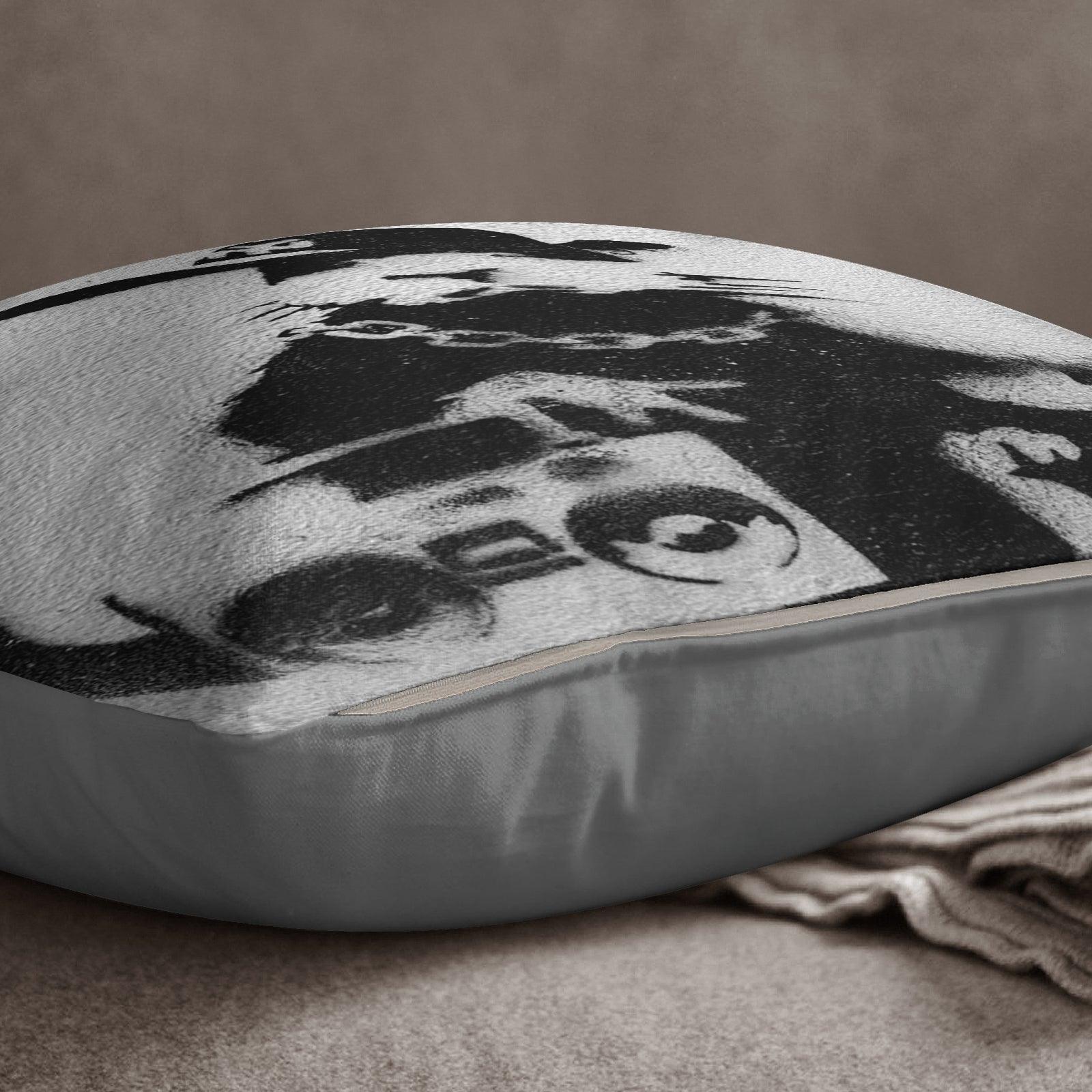 Banksy Rapper Rat - 40 x 40 cm Cushion (L0474) Yoosh