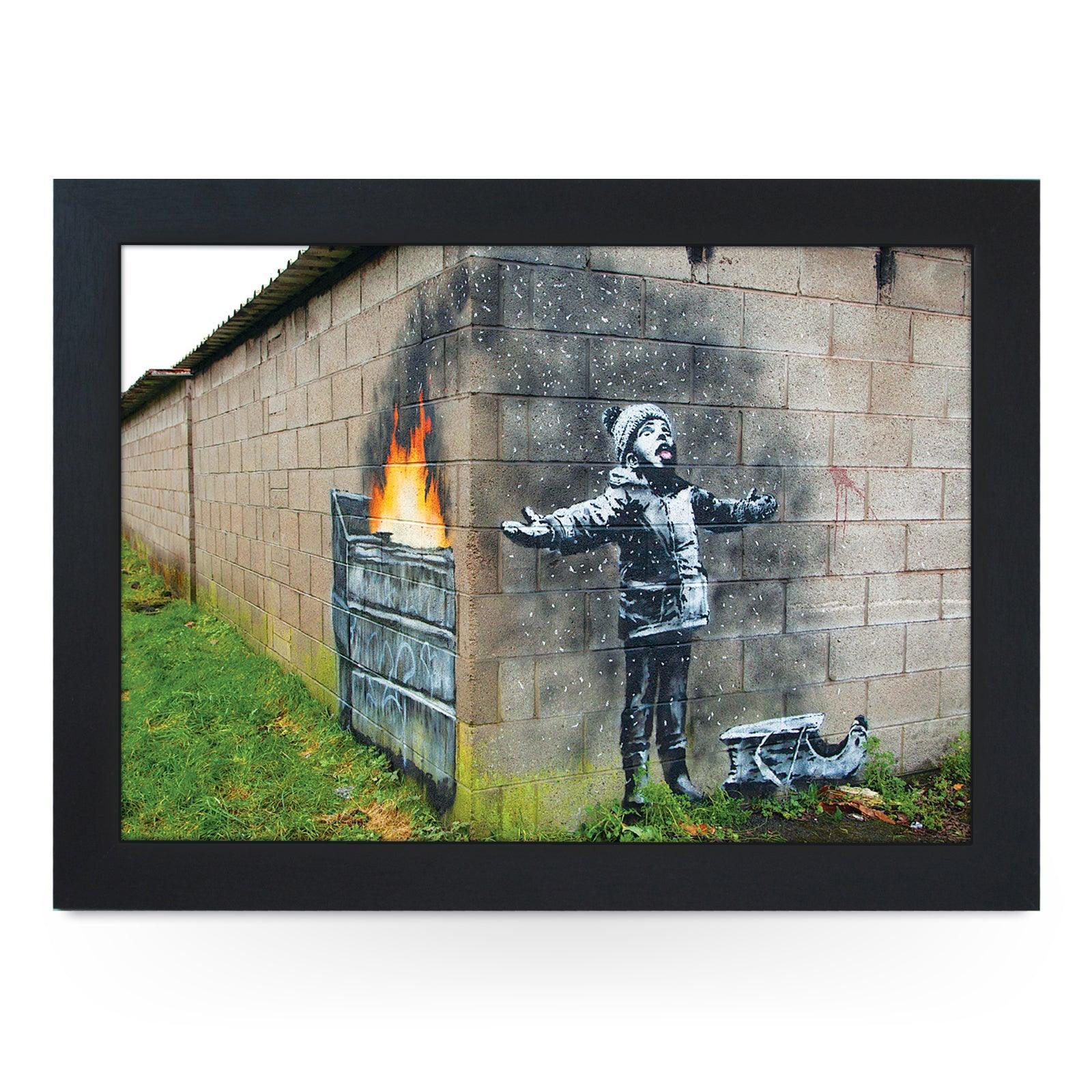 Banksy Season Greetings Lap Tray - L0760 Personalised Lap Trays
