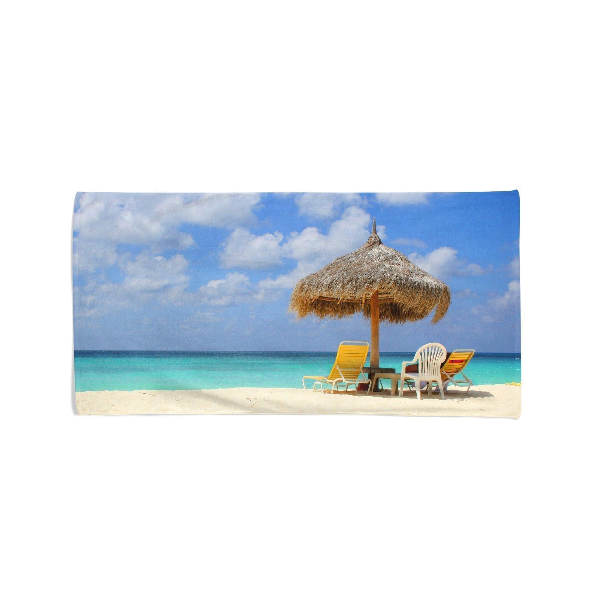 Beach Shade - Beach Towel Cushioned Lap Trays by Yoosh