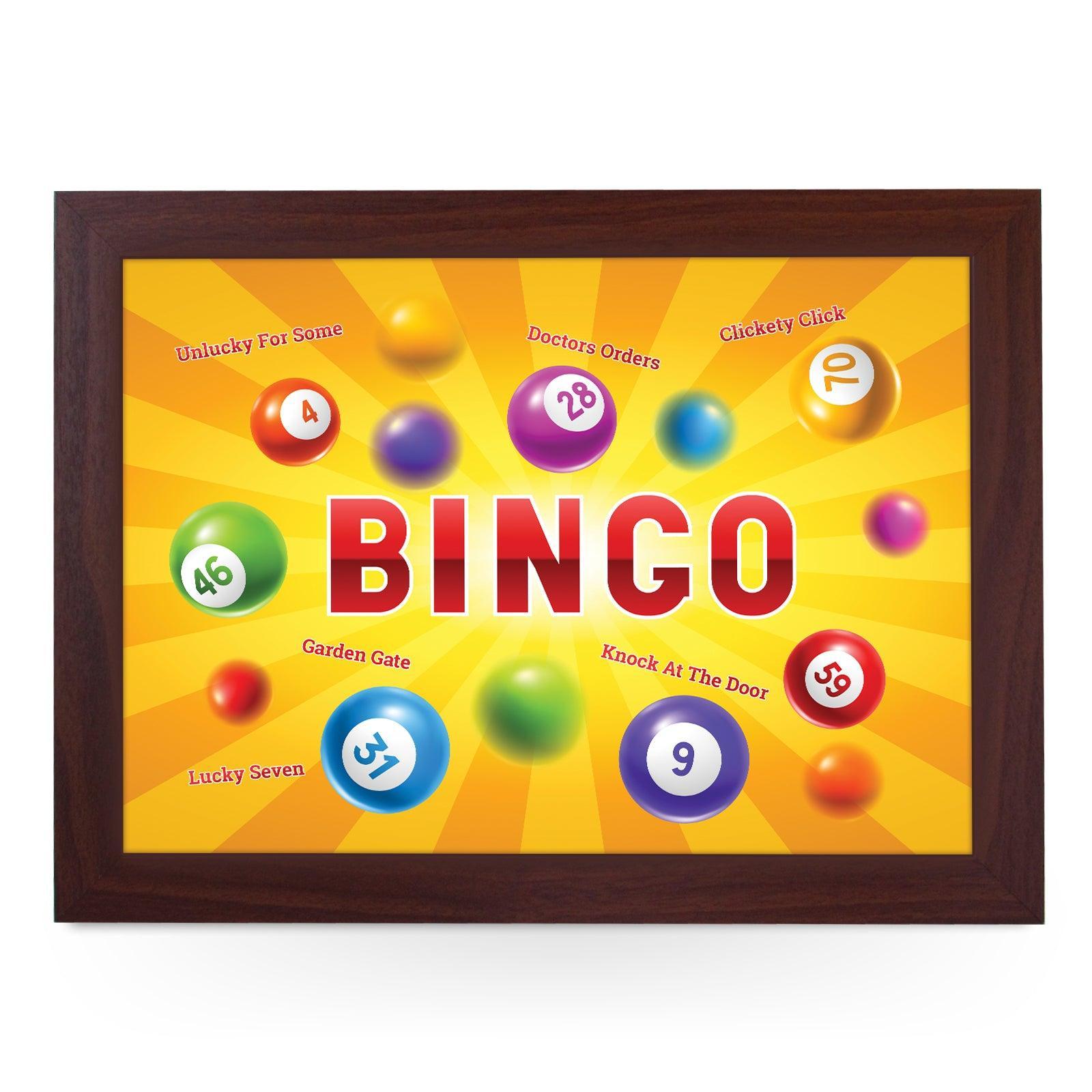 BINGO (And Its Popular Phrases) Lap Tray - L907 Personalised Lap Trays
