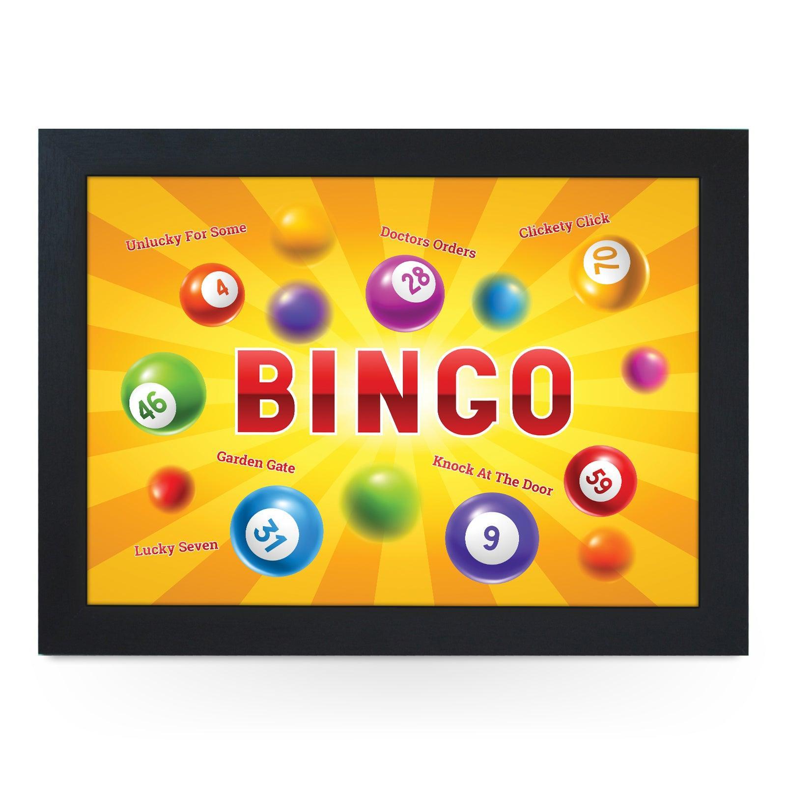 BINGO (And Its Popular Phrases) Lap Tray - L907 Personalised Lap Trays