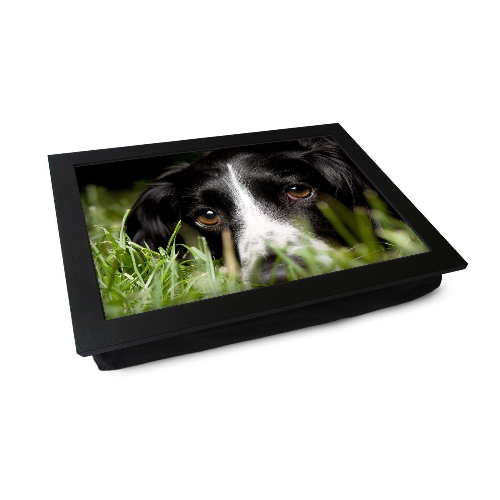 Black Cocker Spaniel Dog Lap Tray - L0584 Personalised Lap Trays