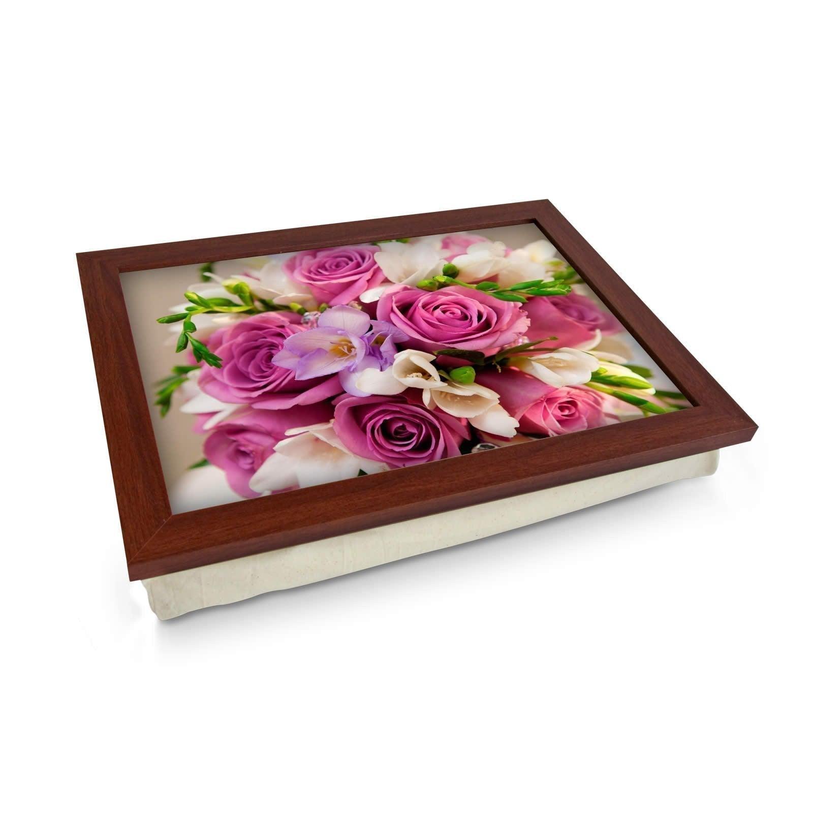Bouquet Of Flowers Lap Tray - L0168 Personalised Lap Trays