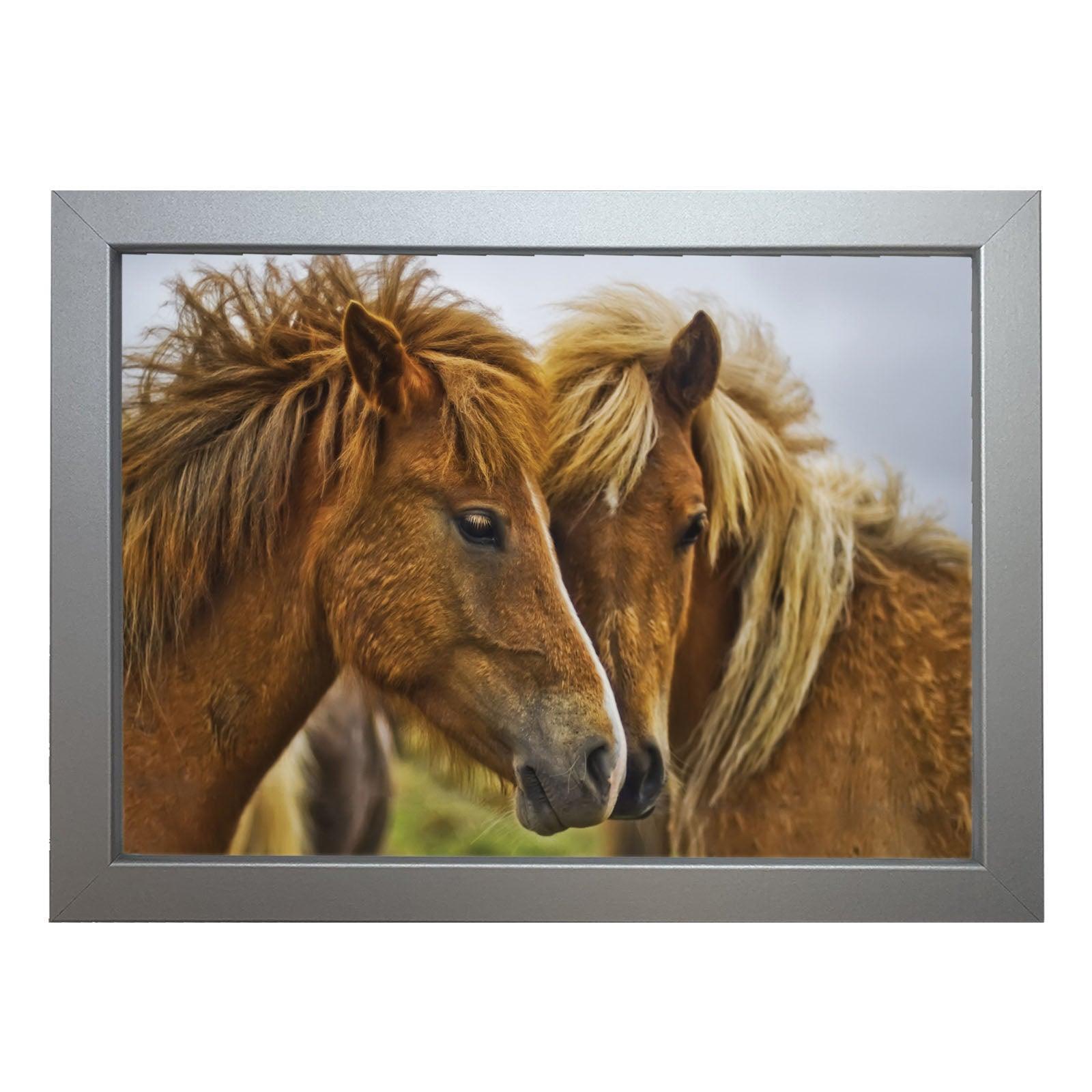Brown Horses Lap Tray - L030 - Yoosh