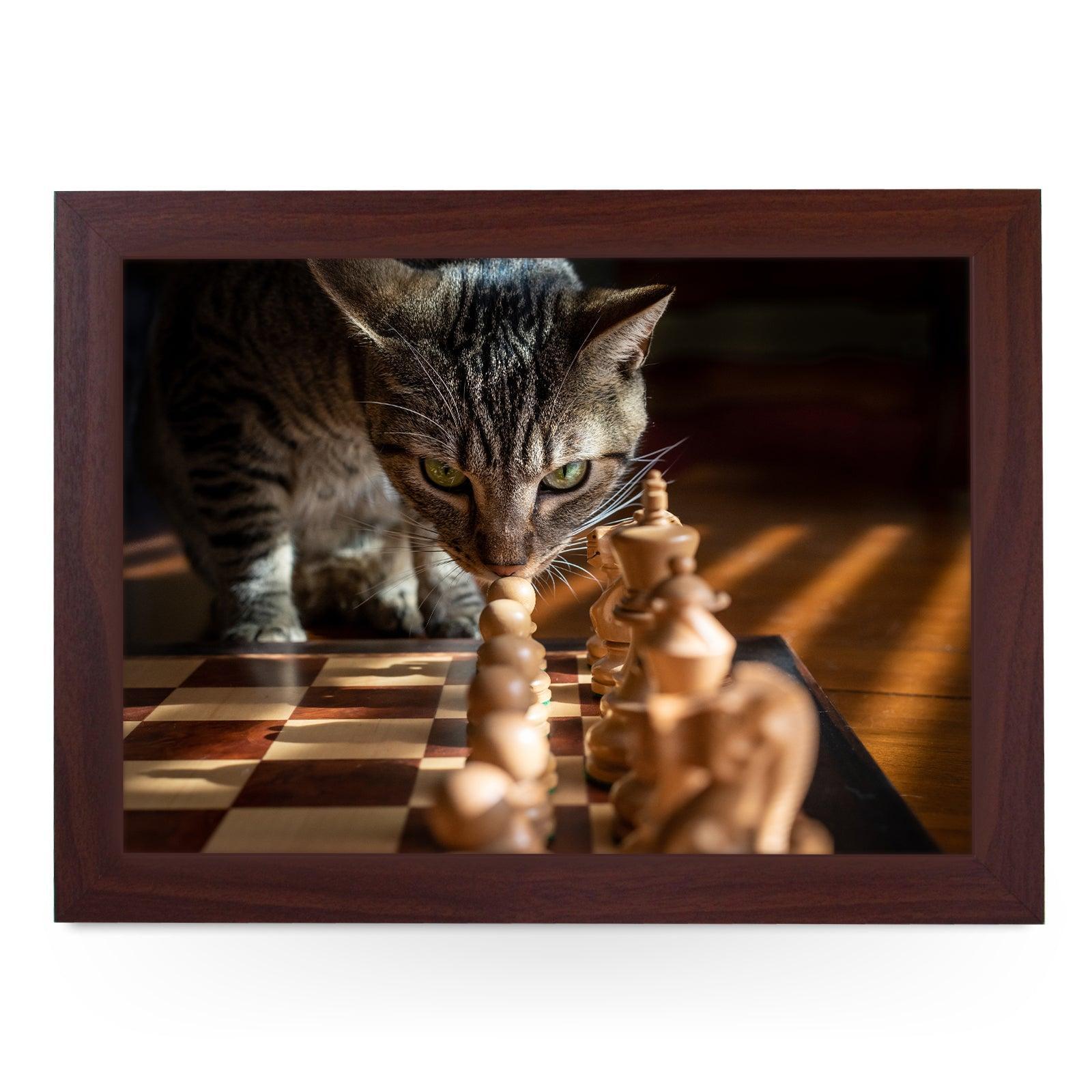 Chess Cat Lap Tray - L878 Personalised Lap Trays