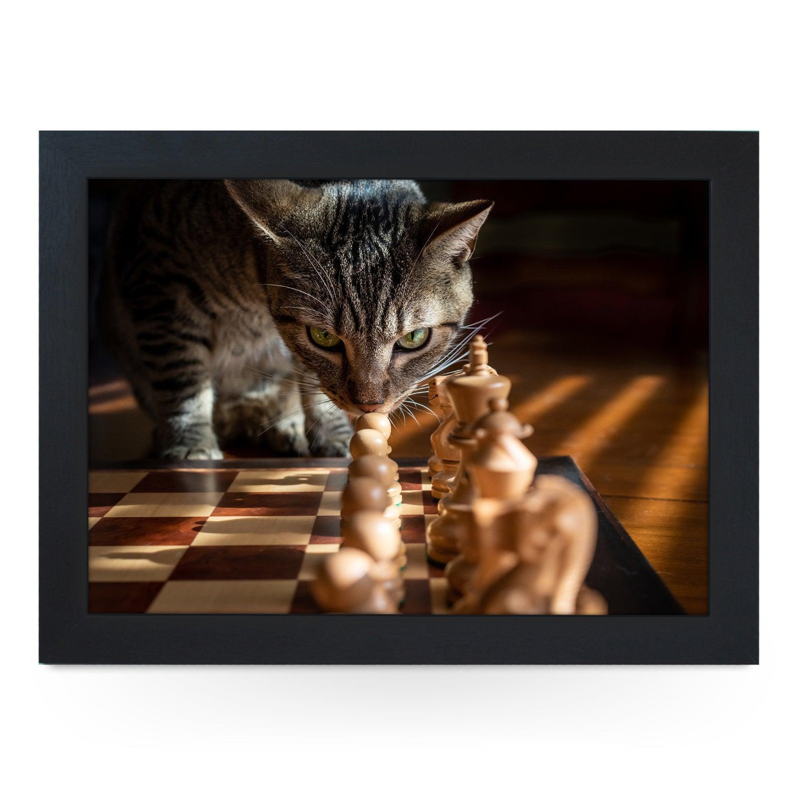 Chess Cat Lap Tray - L878 Personalised Lap Trays