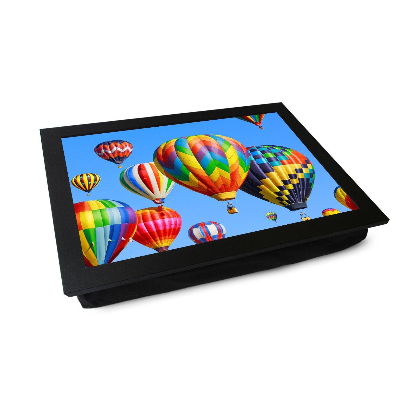 Colourful Hot Air Balloons Lap Tray - L0094 Personalised Lap Trays