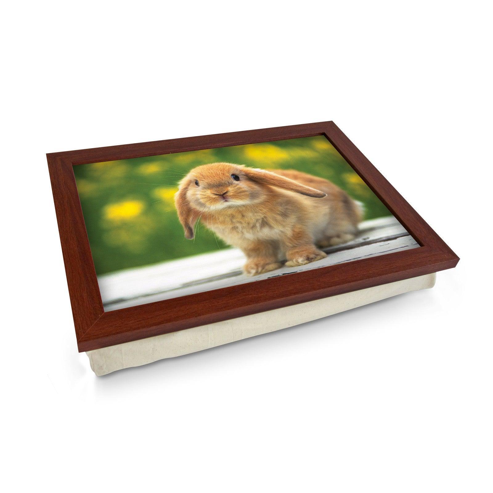 Cute Bunny Rabbit Lap Tray - L0480 Personalised Lap Trays