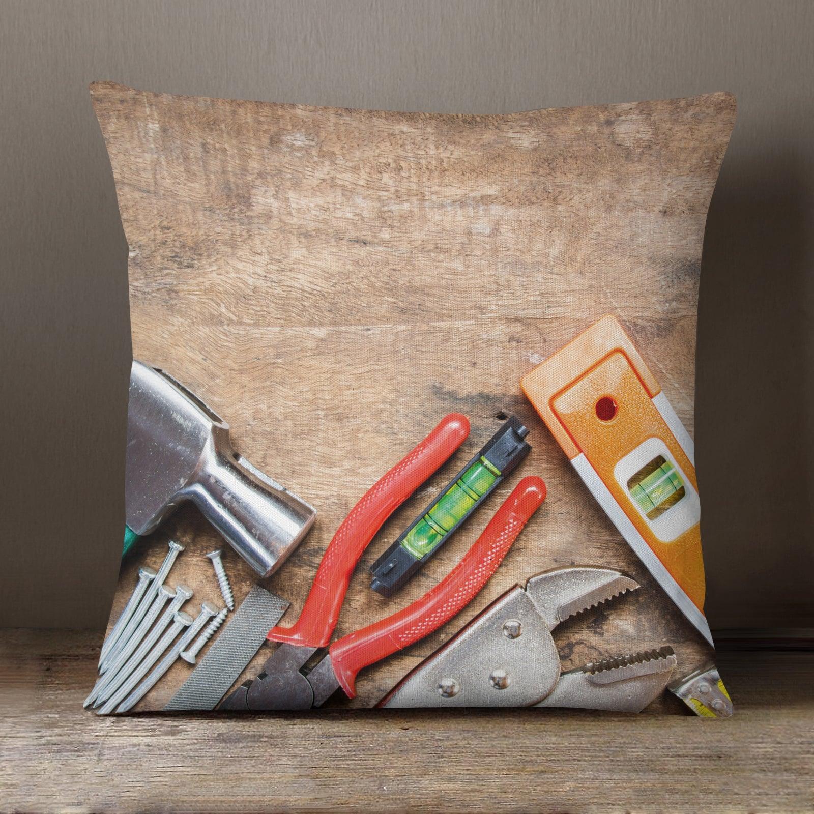 Dad's Workbench - 40 x 40 cm Cushion (L0742) Yoosh