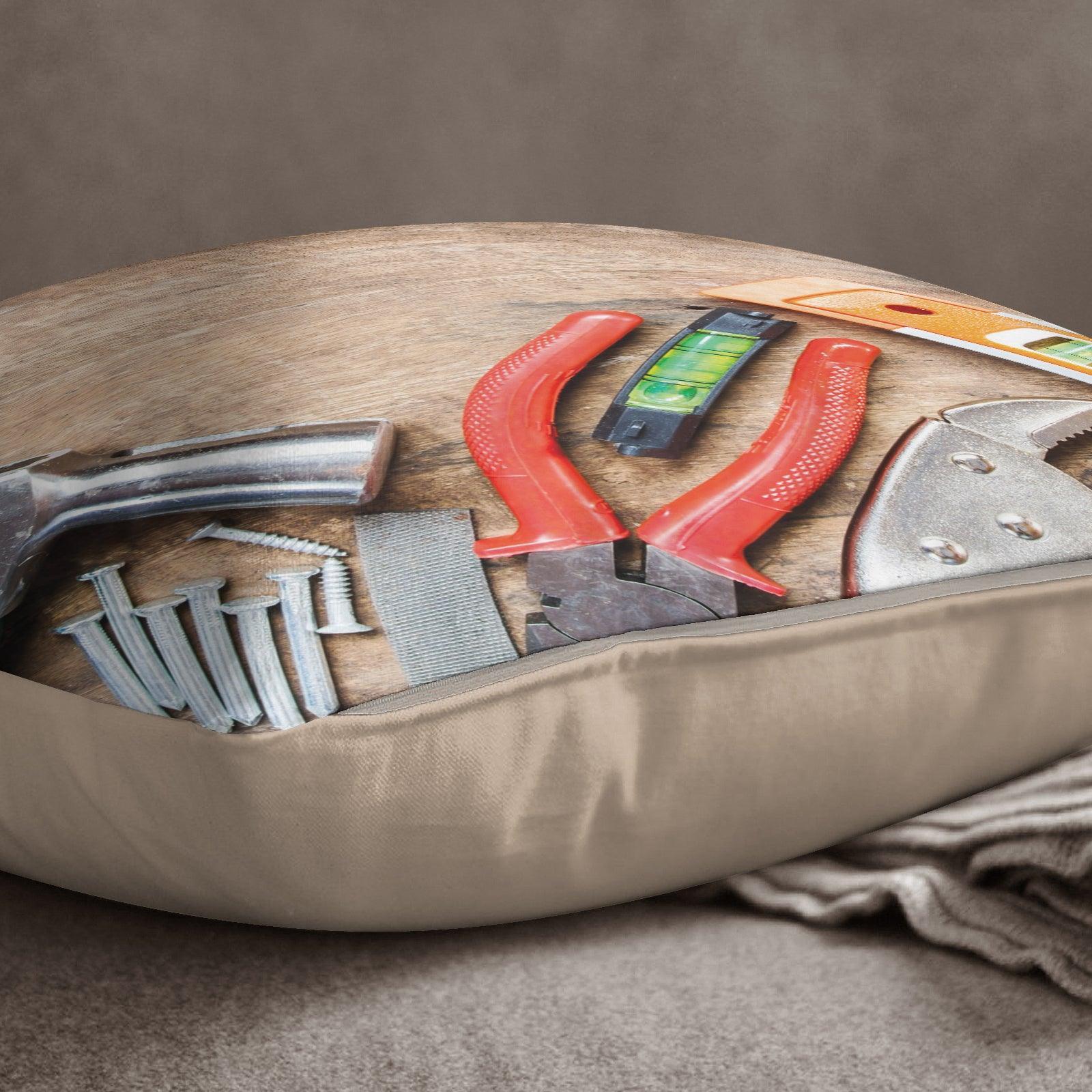 Dad's Workbench - 40 x 40 cm Cushion (L0742) Yoosh