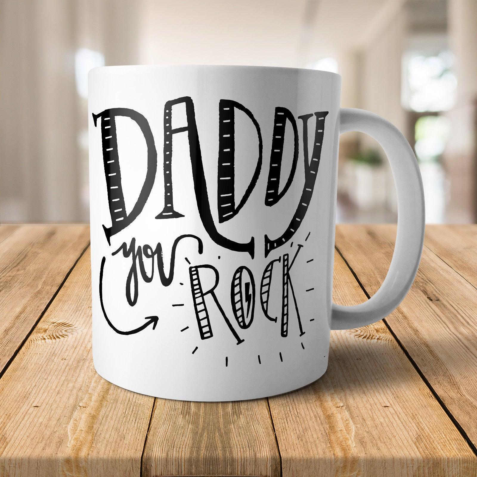 Daddy You Rock Mug - M001 Yoosh