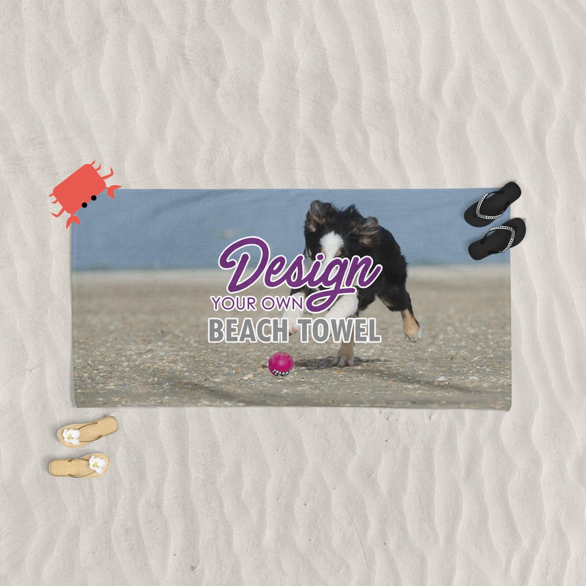 Design Your Own Beach Towel Cushioned Lap Trays by Yoosh