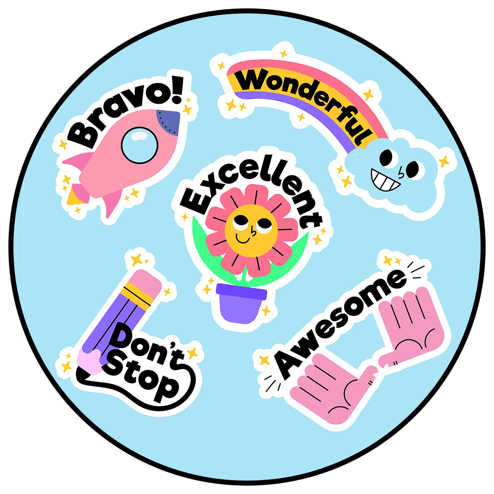 Design Your Own Sticker (Sheet Of 24) - Cushioned Lap Trays by Yoosh