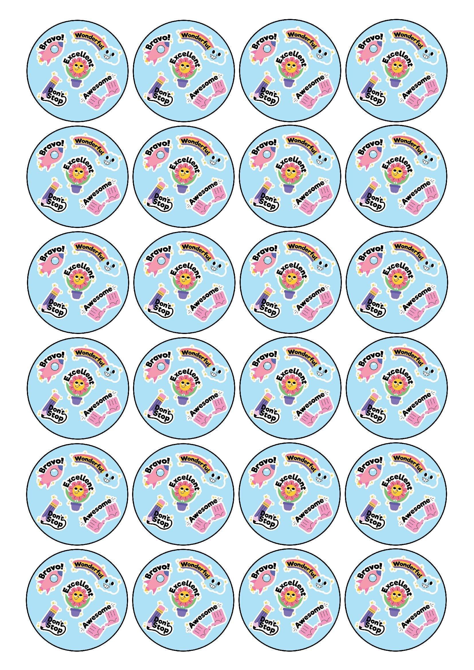 Design Your Own Sticker (Sheet Of 24) - Cushioned Lap Trays by Yoosh