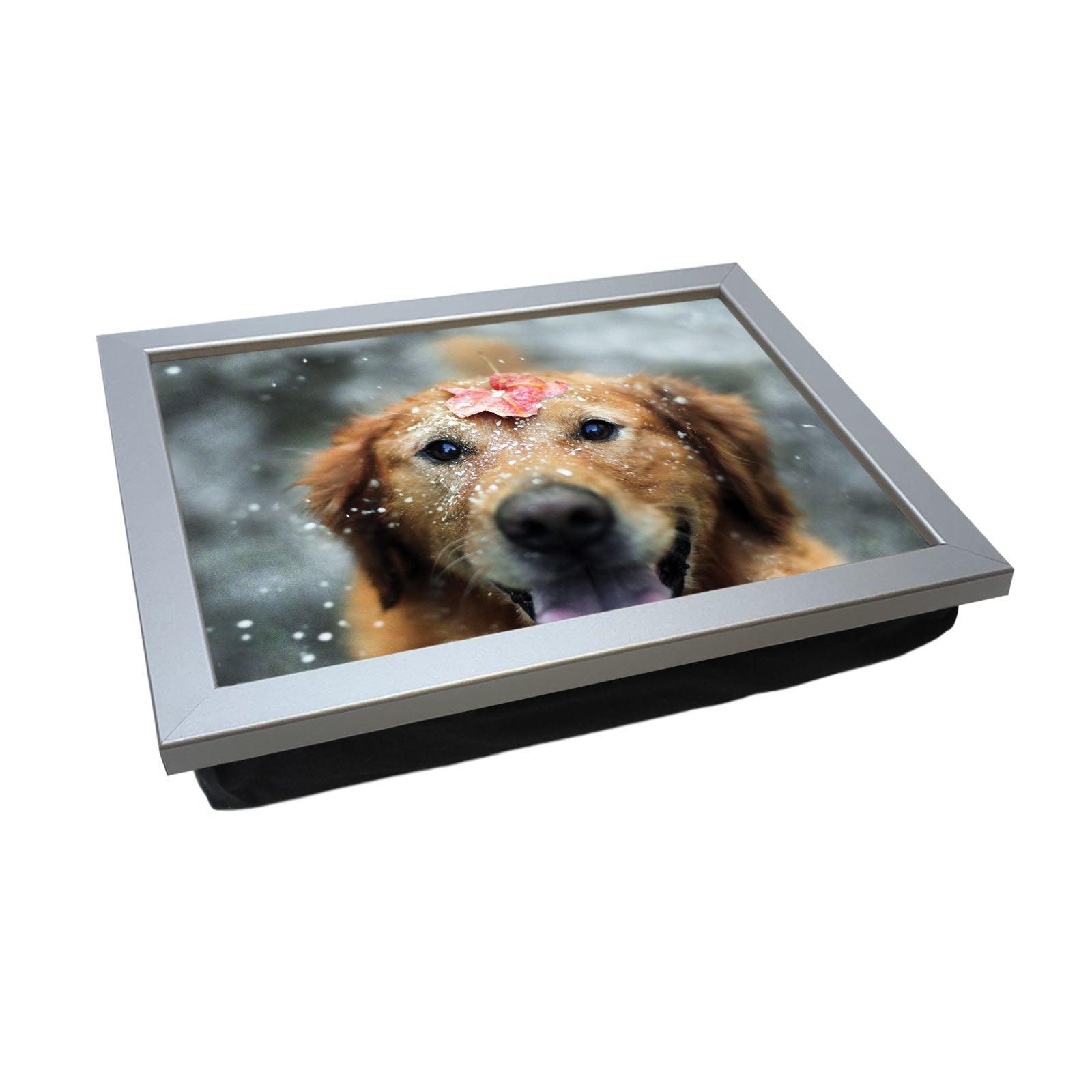 Dog in Snow Lap Tray - L0025 - Yoosh