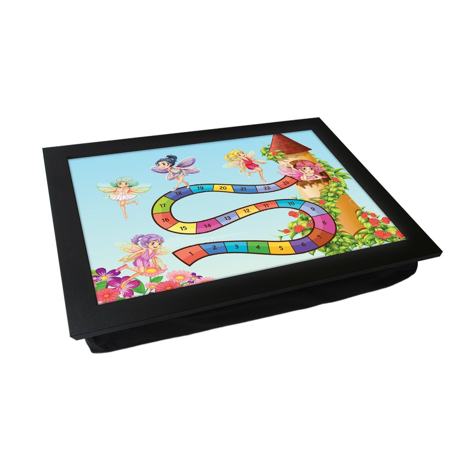 Fairy Castle Kids Game Lap Tray - L1042 - Cushioned Lap Trays by Yoosh