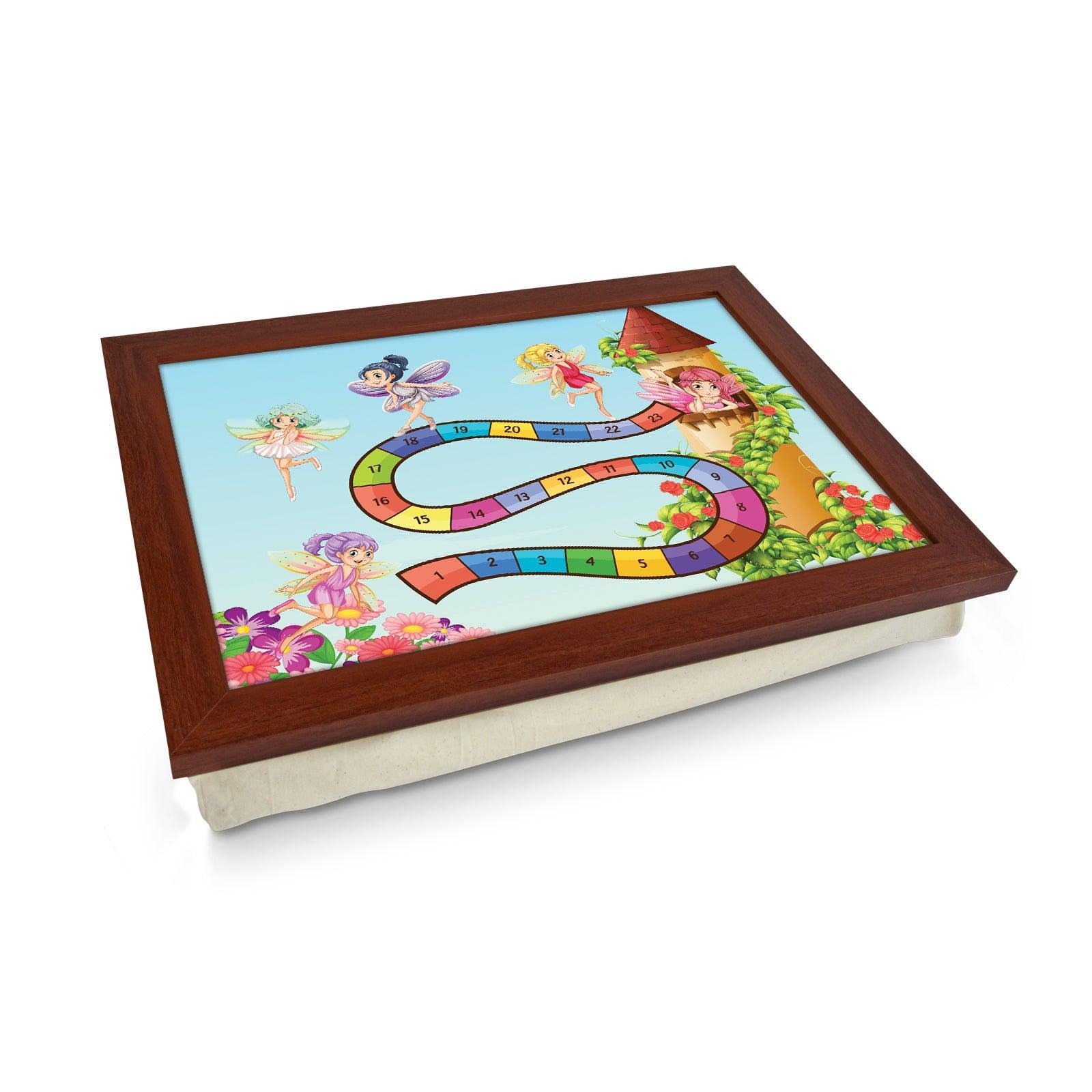 Fairy Castle Kids Game Lap Tray - L1042 - Cushioned Lap Trays by Yoosh
