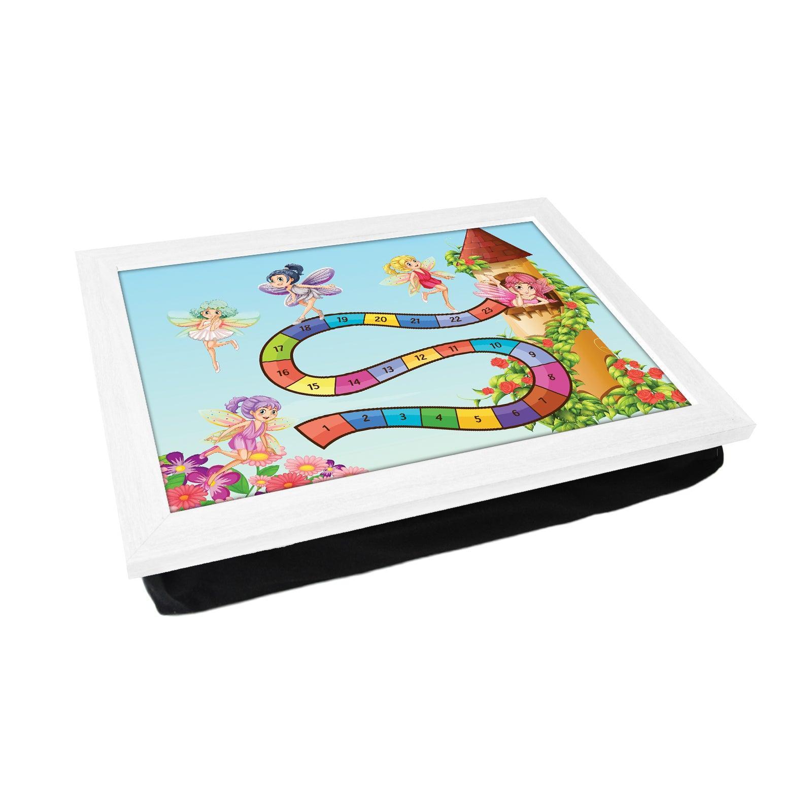 Fairy Castle Kids Game Lap Tray - L1042 - Cushioned Lap Trays by Yoosh