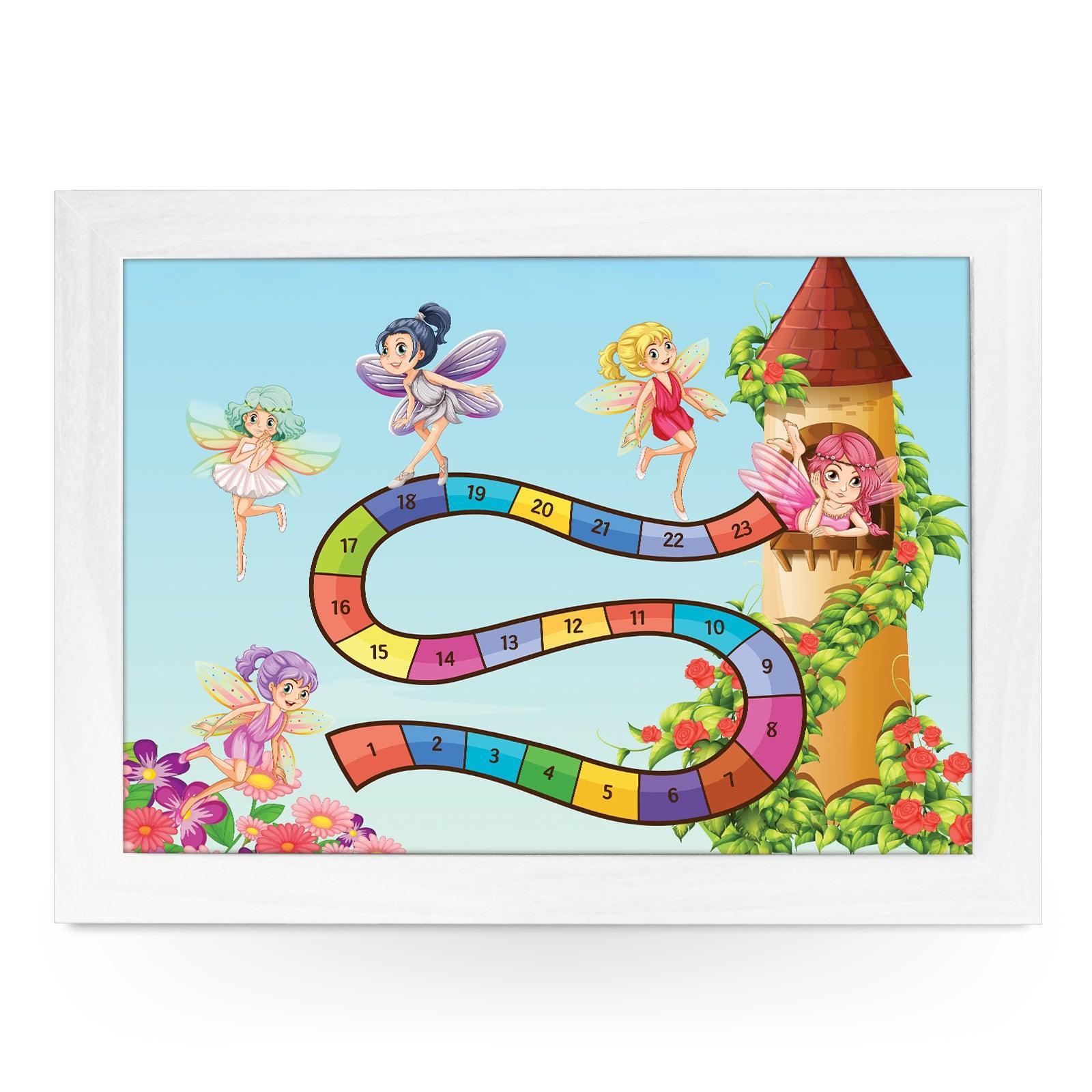 Fairy Castle Kids Game Lap Tray - L1042 - Cushioned Lap Trays by Yoosh