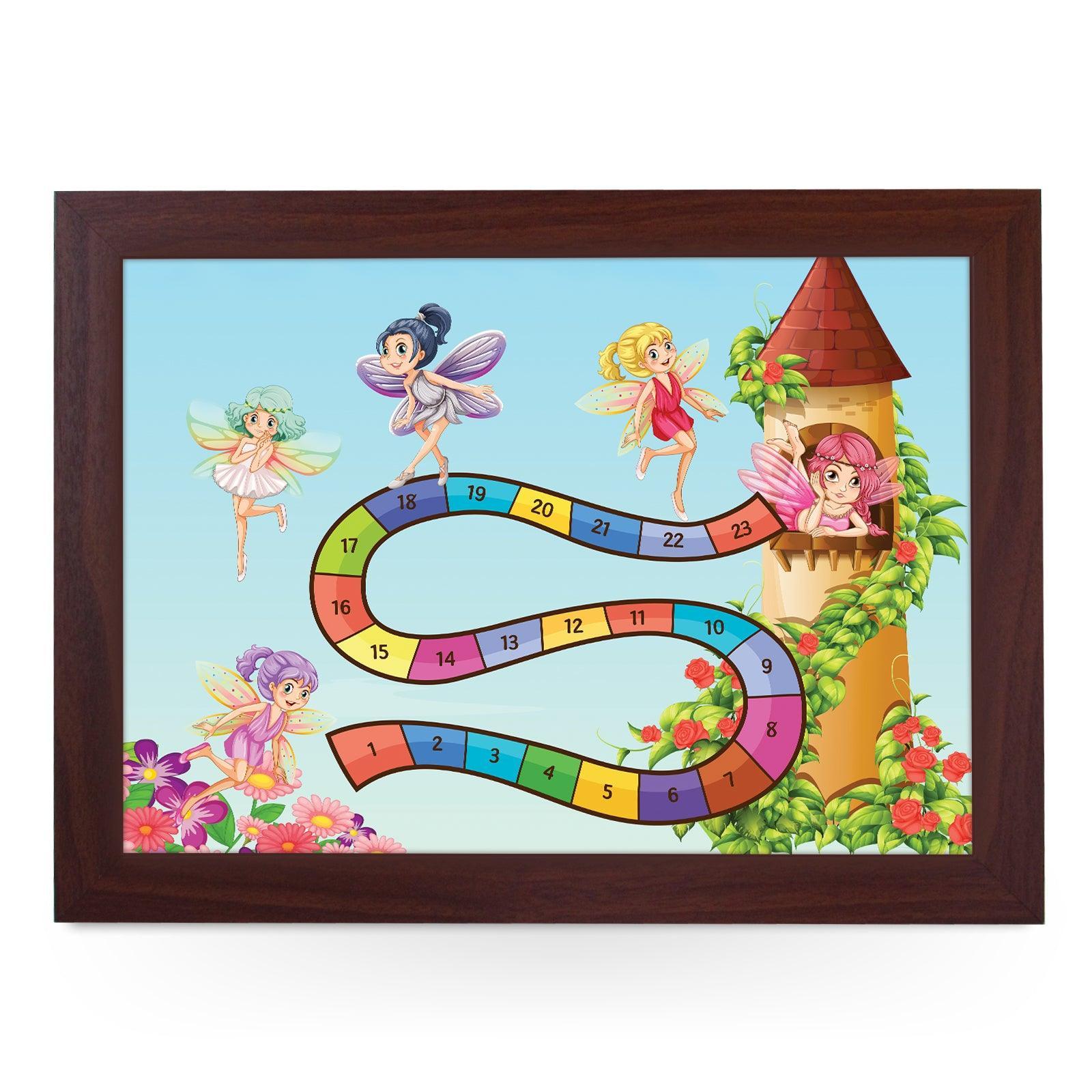 Fairy Castle Kids Game Lap Tray - L1042 - Cushioned Lap Trays by Yoosh