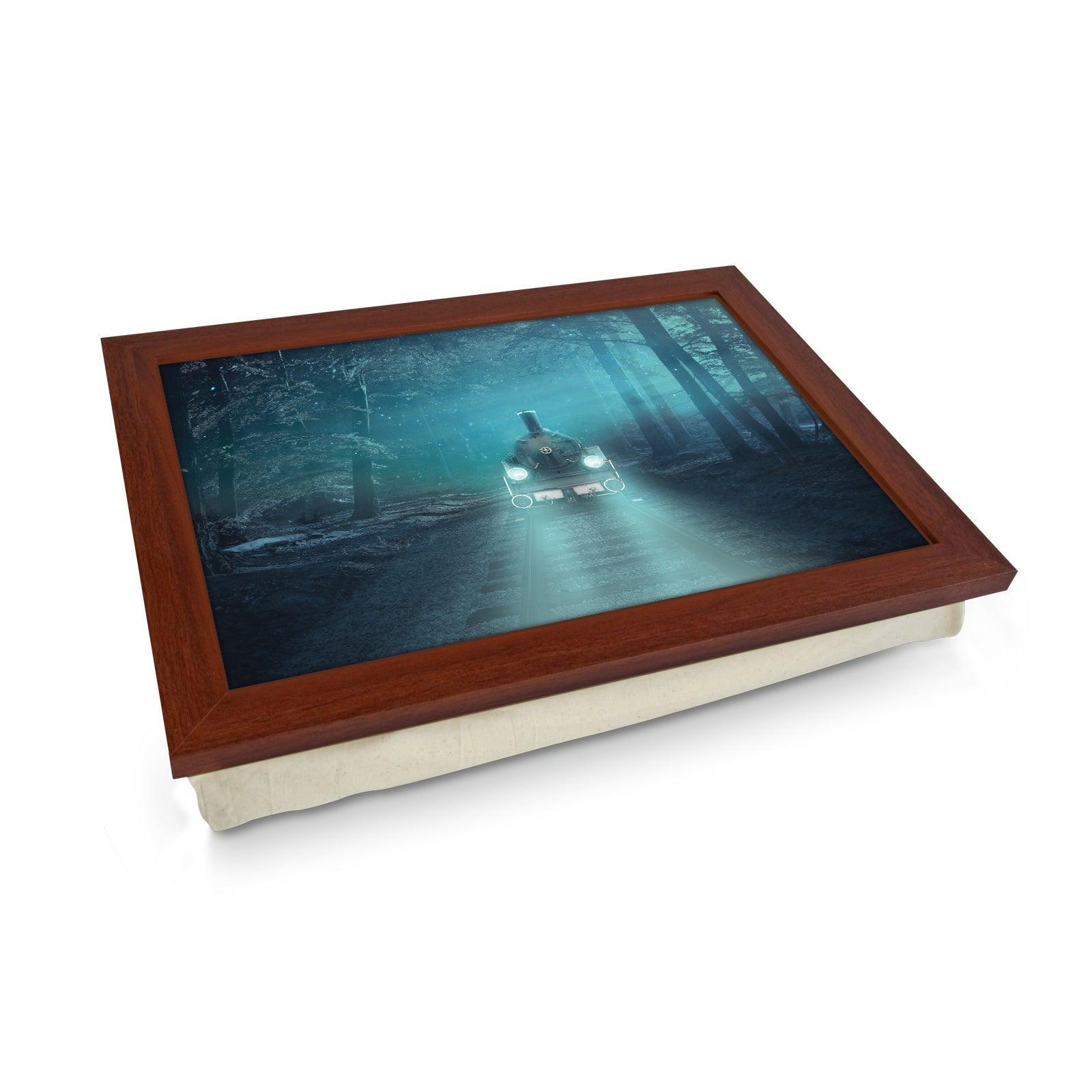Fantasy Train in the Woods L811 Personalised Lap Trays