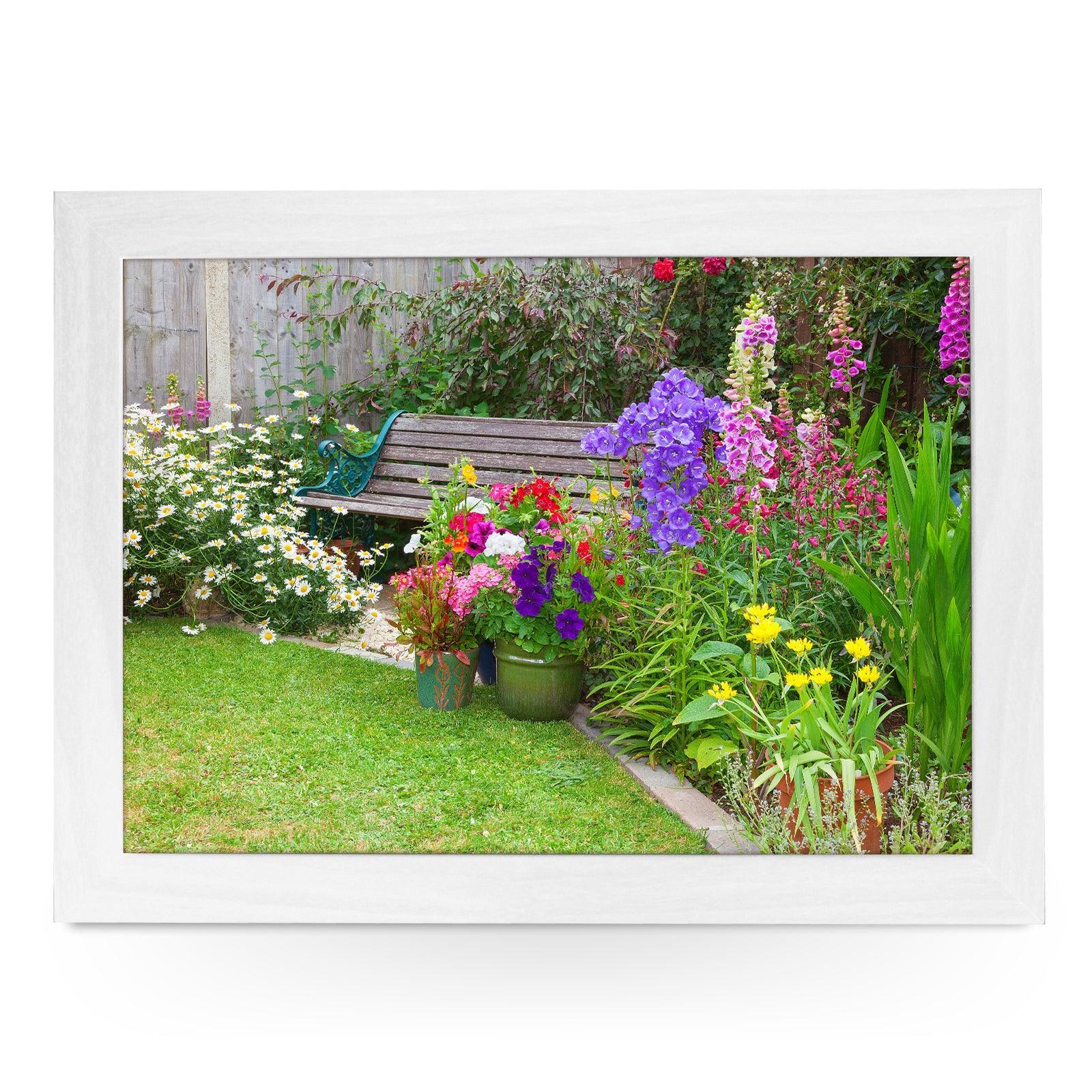 Garden Bench Lap Tray - L0228 Personalised Lap Trays