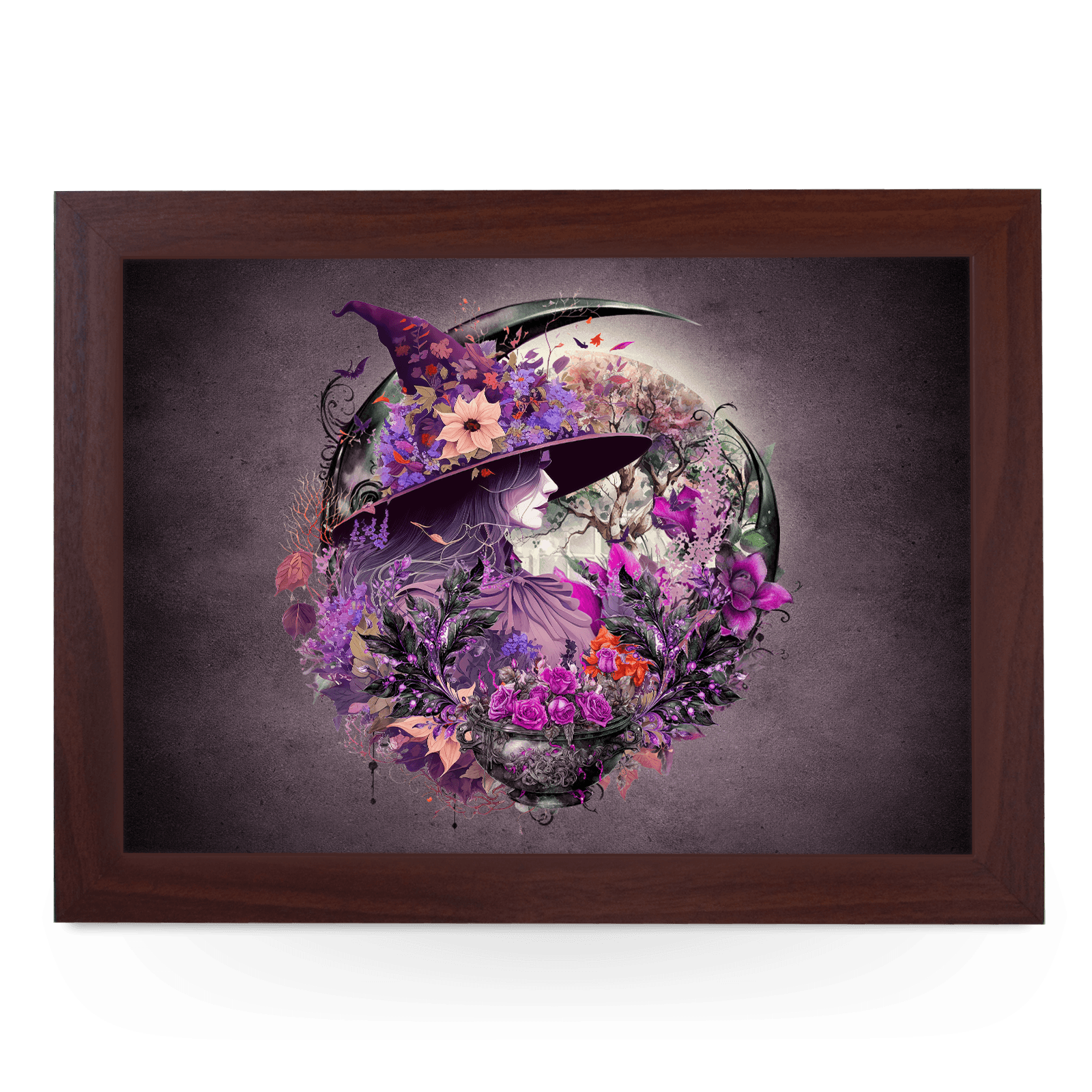 Garden Witch Lap Tray - L1302 - Cushioned Lap Trays by Yoosh
