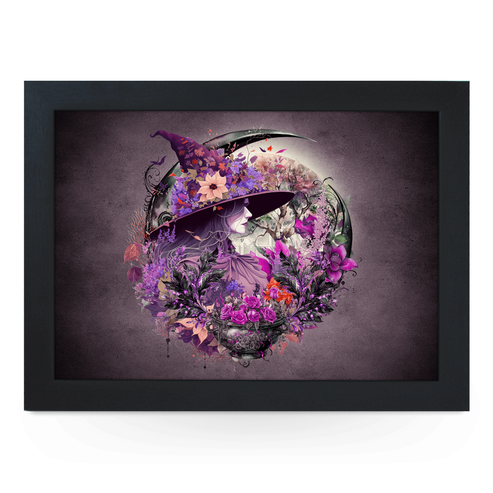 Garden Witch Lap Tray - L1302 - Cushioned Lap Trays by Yoosh