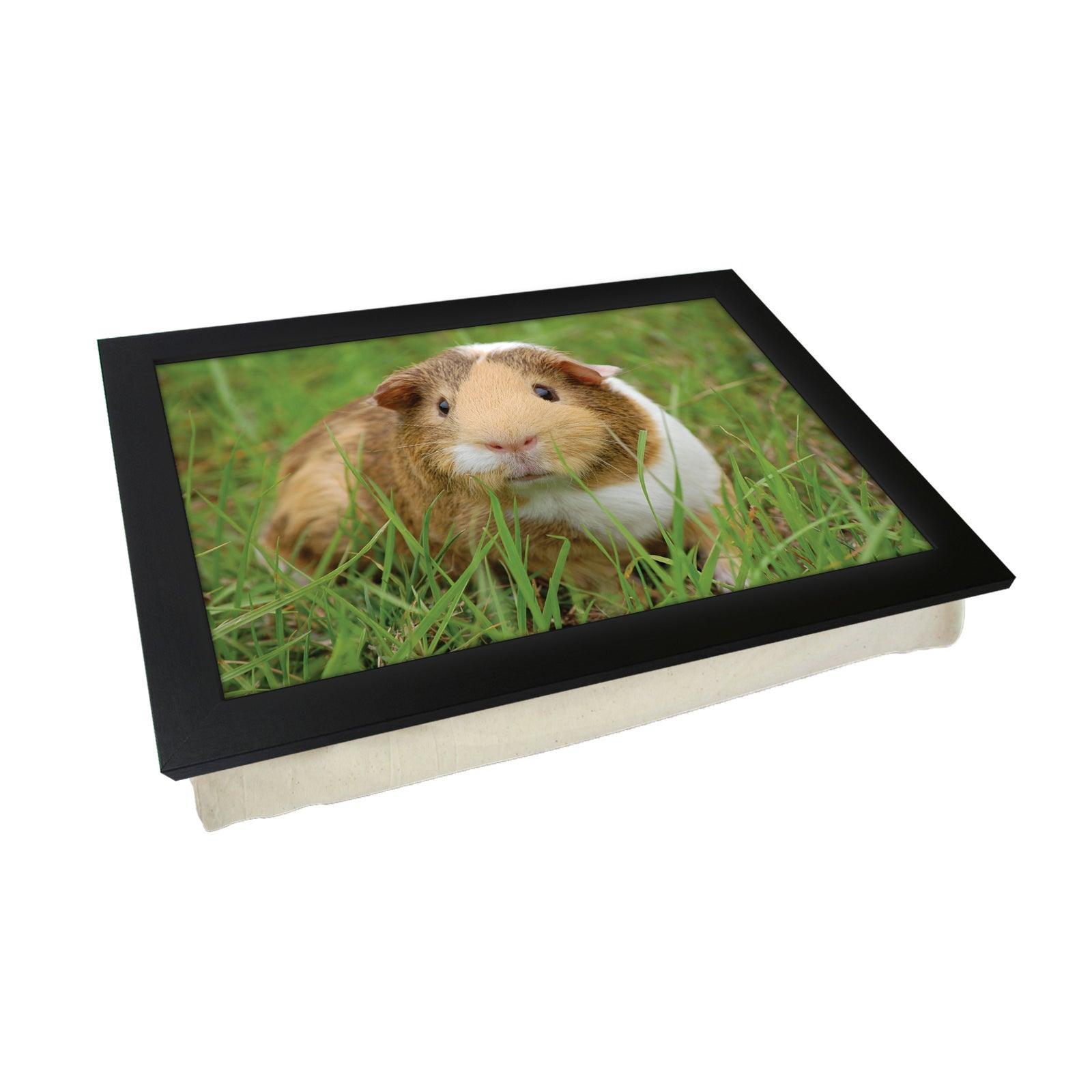 Guinea Pig In The Grass Lap Tray - L1196 - Cushioned Lap Trays by Yoosh