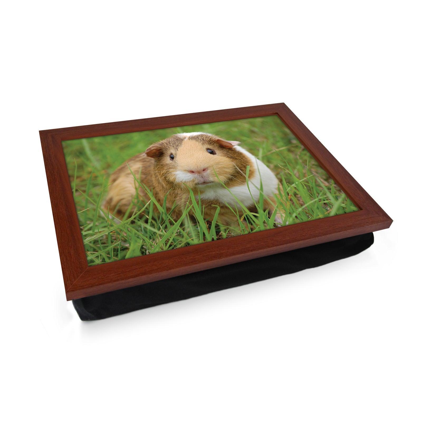 Guinea Pig In The Grass Lap Tray - L1196 - Cushioned Lap Trays by Yoosh