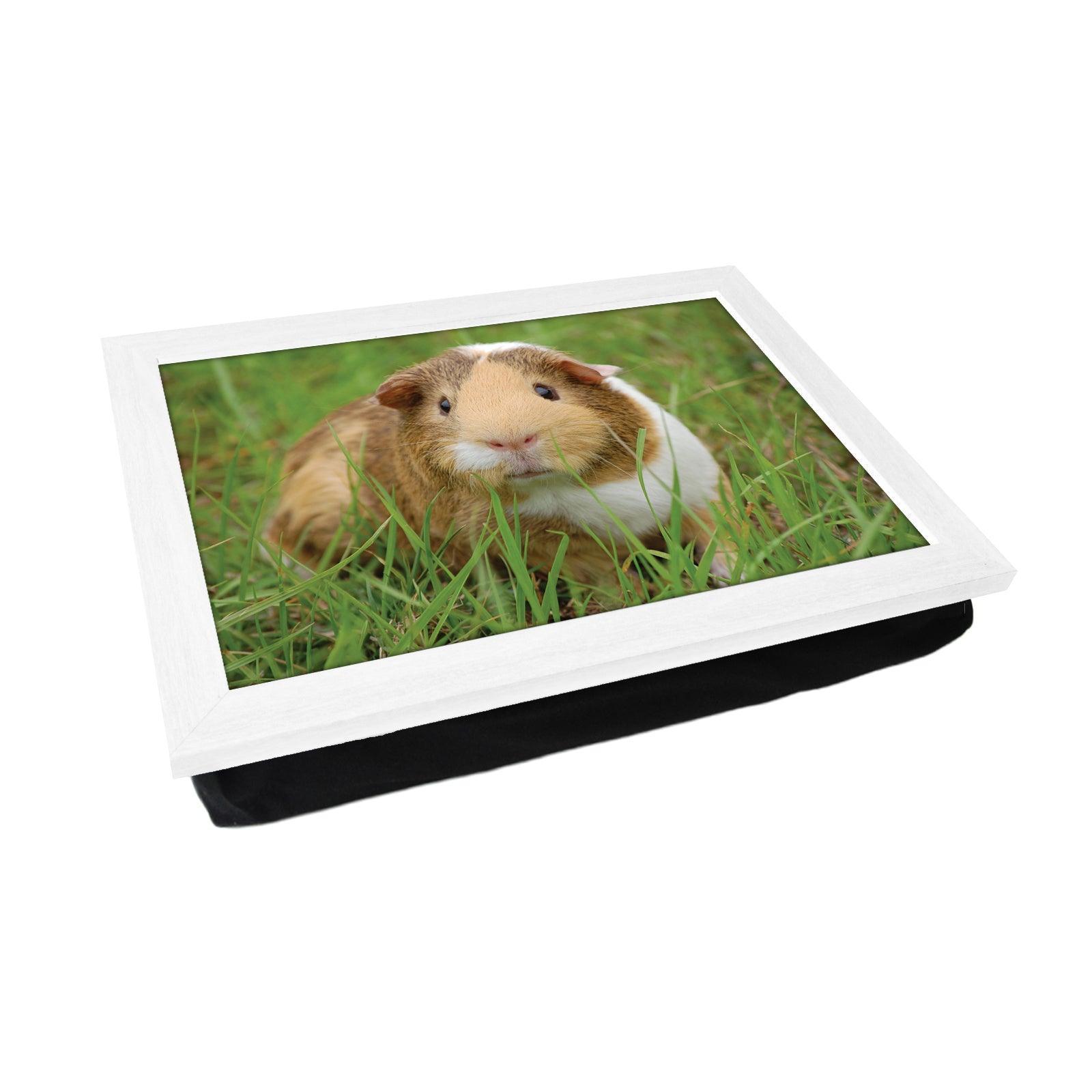 Guinea Pig In The Grass Lap Tray - L1196 - Cushioned Lap Trays by Yoosh