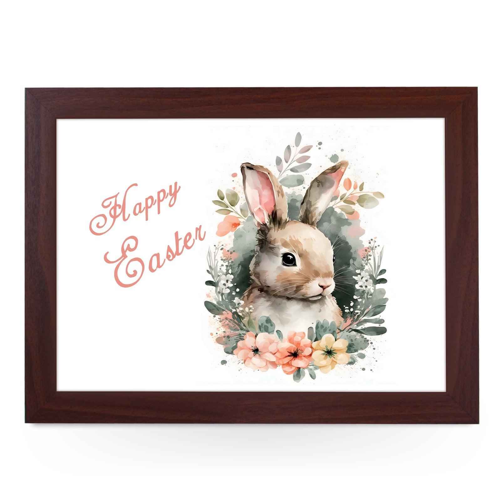 Happy Easter Bunny Lap Tray - L1172 - Cushioned Lap Trays by Yoosh