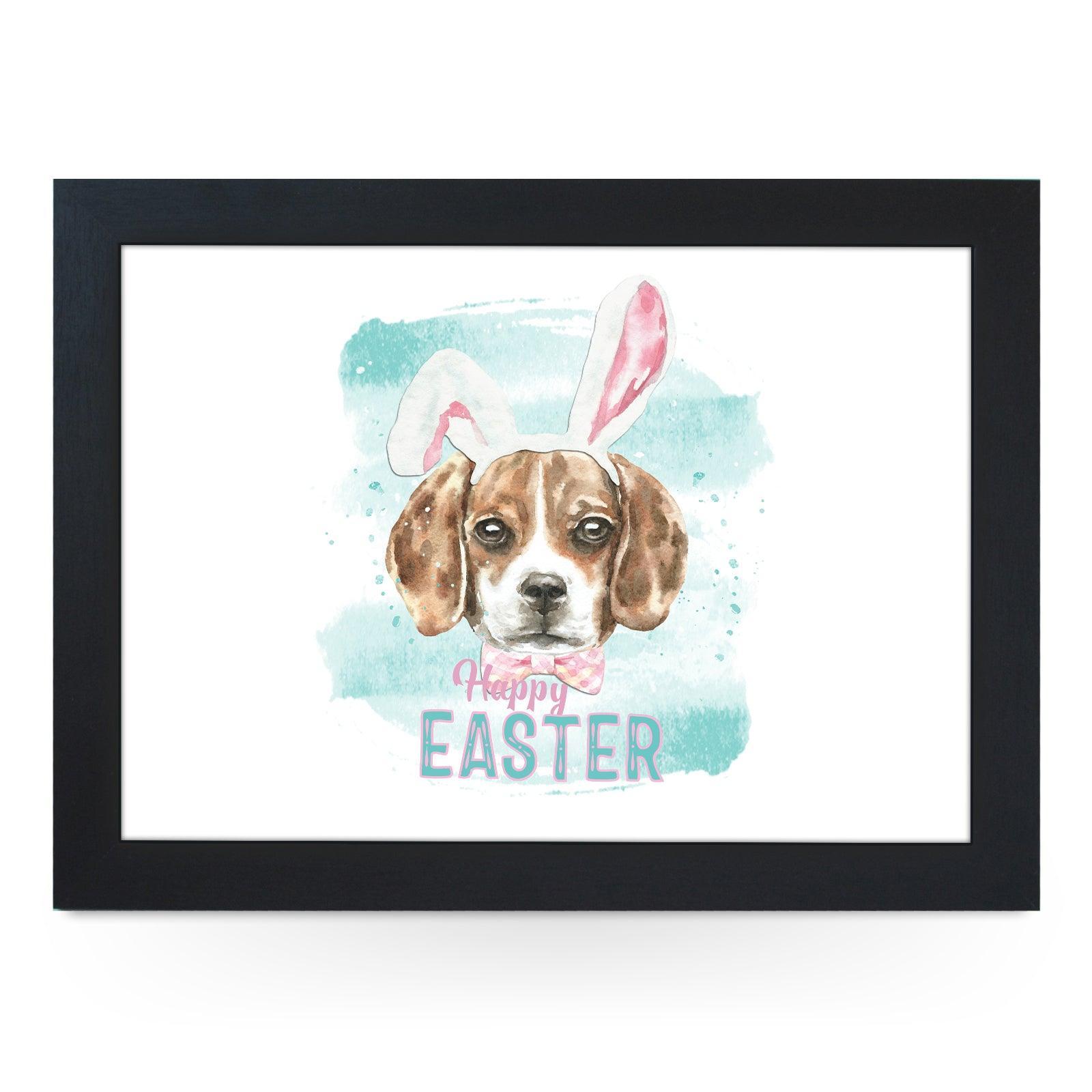 Happy Easter Pup Lap Tray - L604 Personalised Lap Trays
