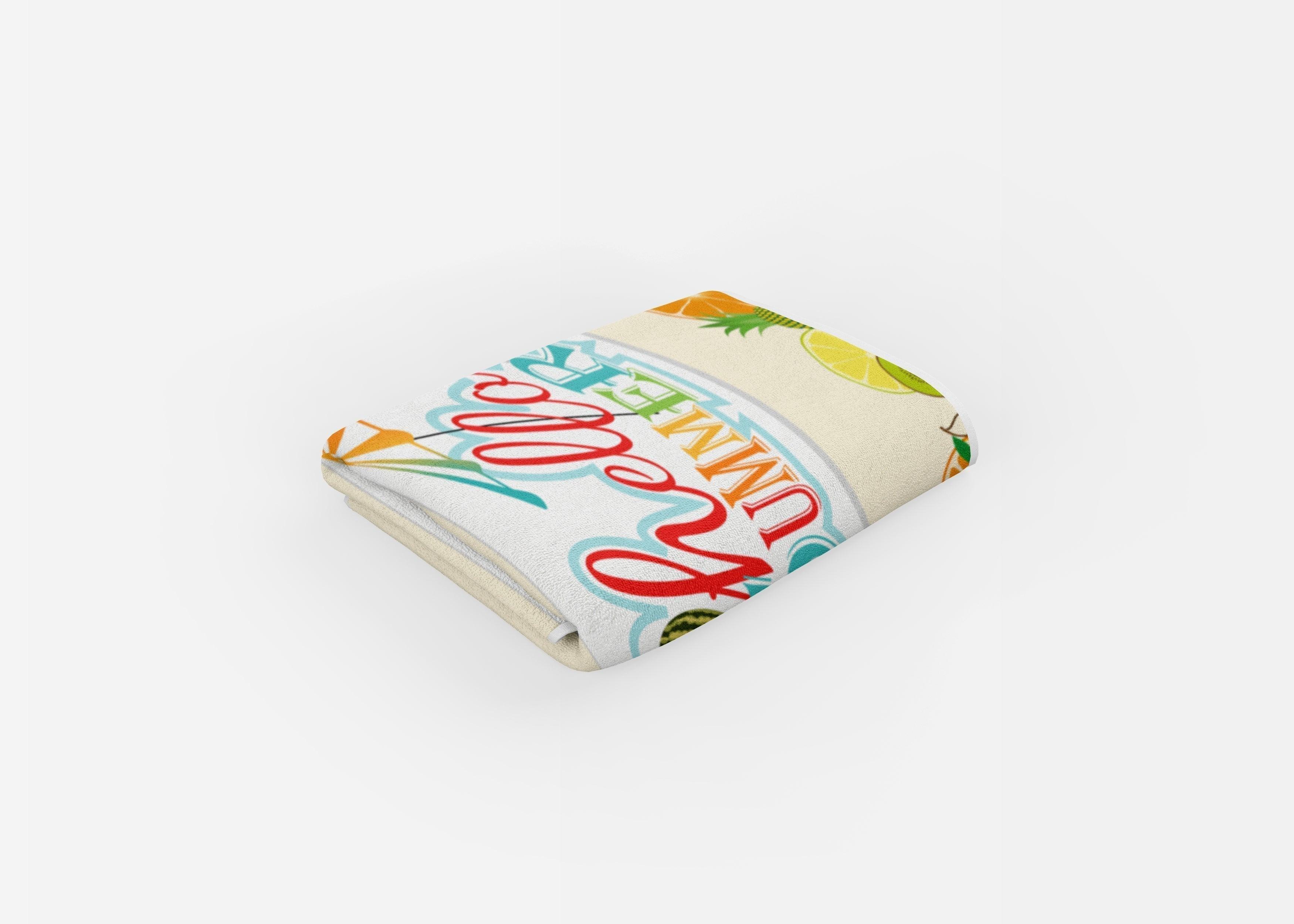 Hello Summer - Beach Towel Cushioned Lap Trays by Yoosh
