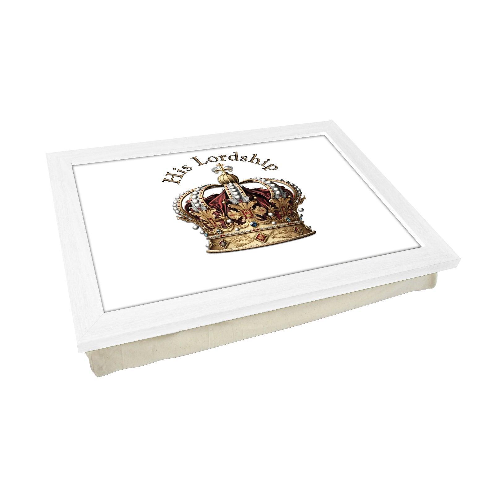His Lordship Crown Lap Tray - L626 - Cushioned Lap Trays by Yoosh