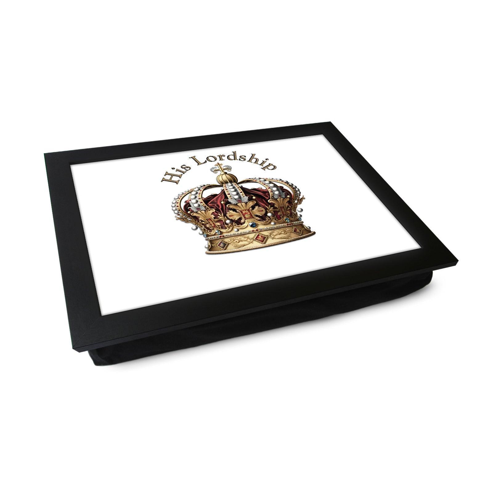 His Lordship Crown Lap Tray - L626 - Cushioned Lap Trays by Yoosh