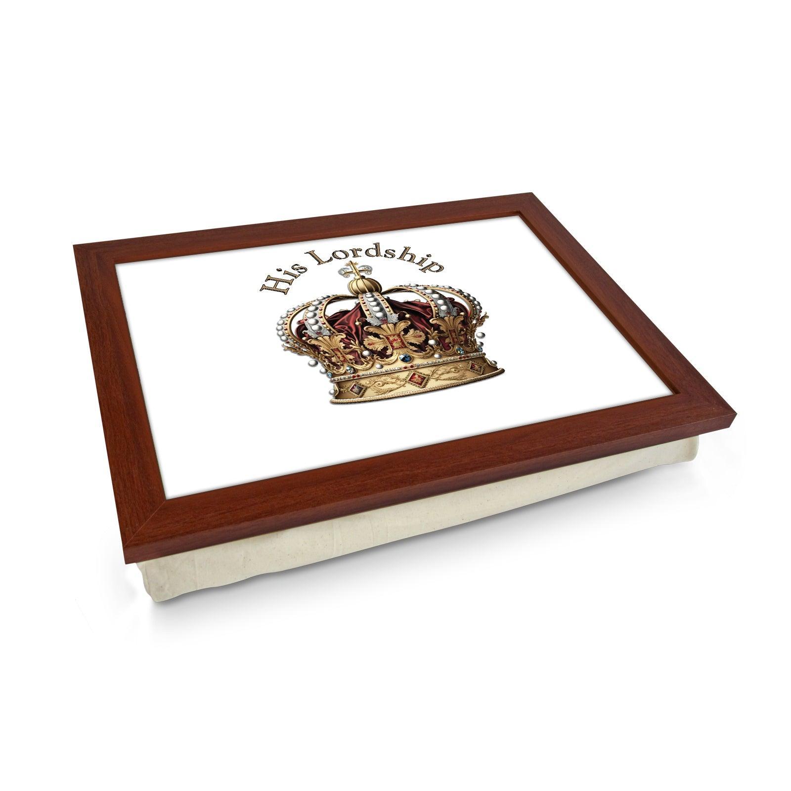 His Lordship Crown Lap Tray - L626 - Cushioned Lap Trays by Yoosh