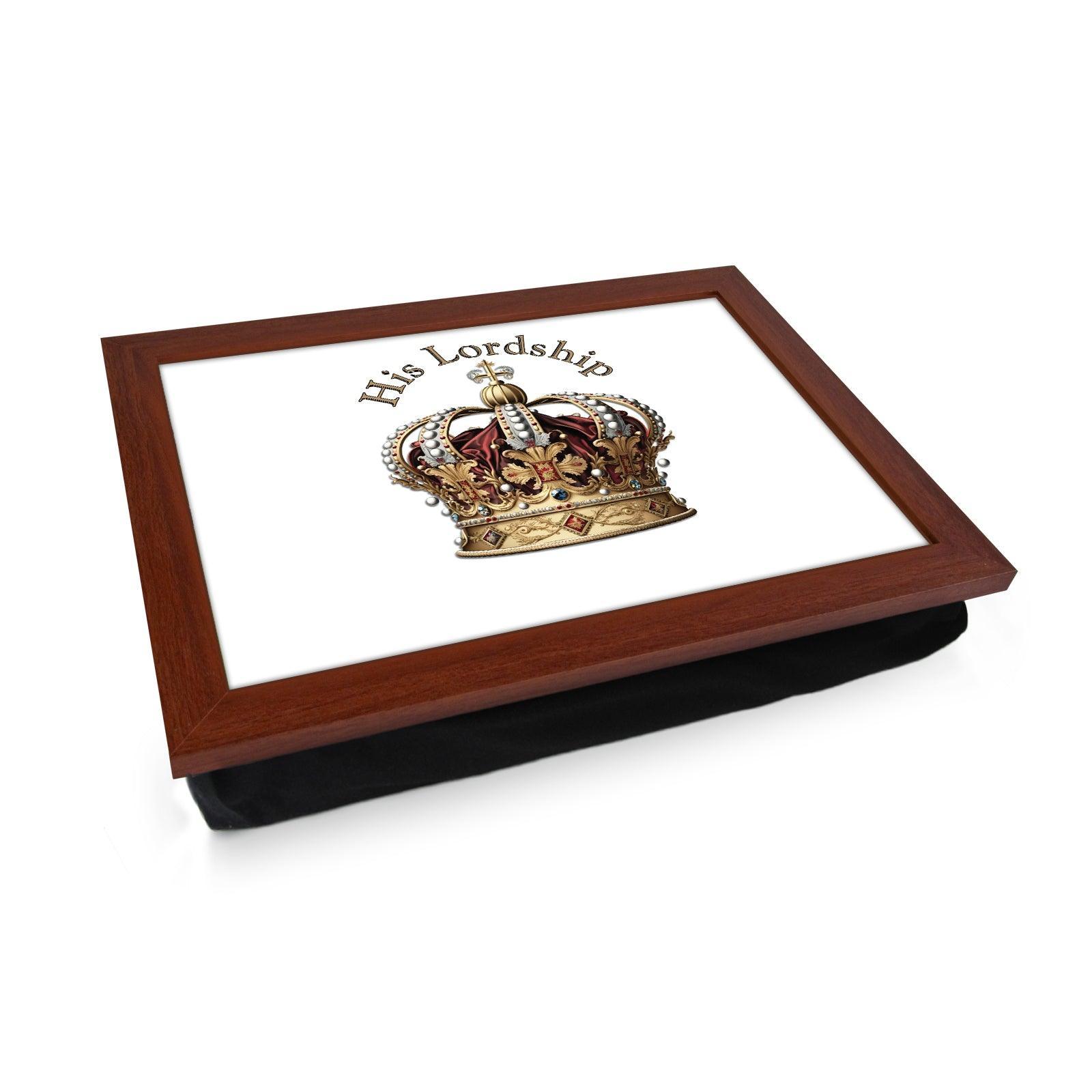 His Lordship Crown Lap Tray - L626 - Cushioned Lap Trays by Yoosh